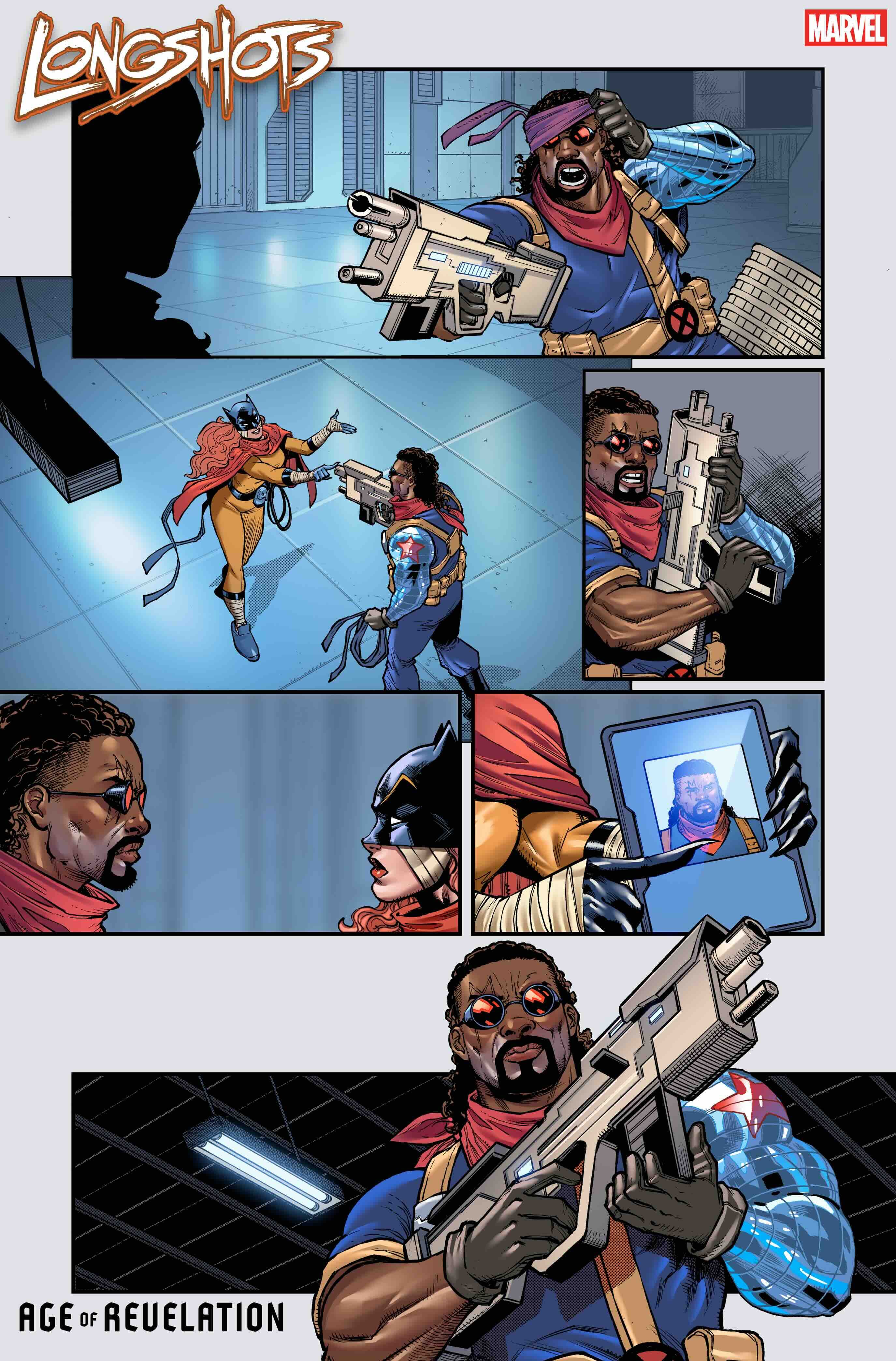  LONGSHOTS #1 Art by ALAN ROBINSON