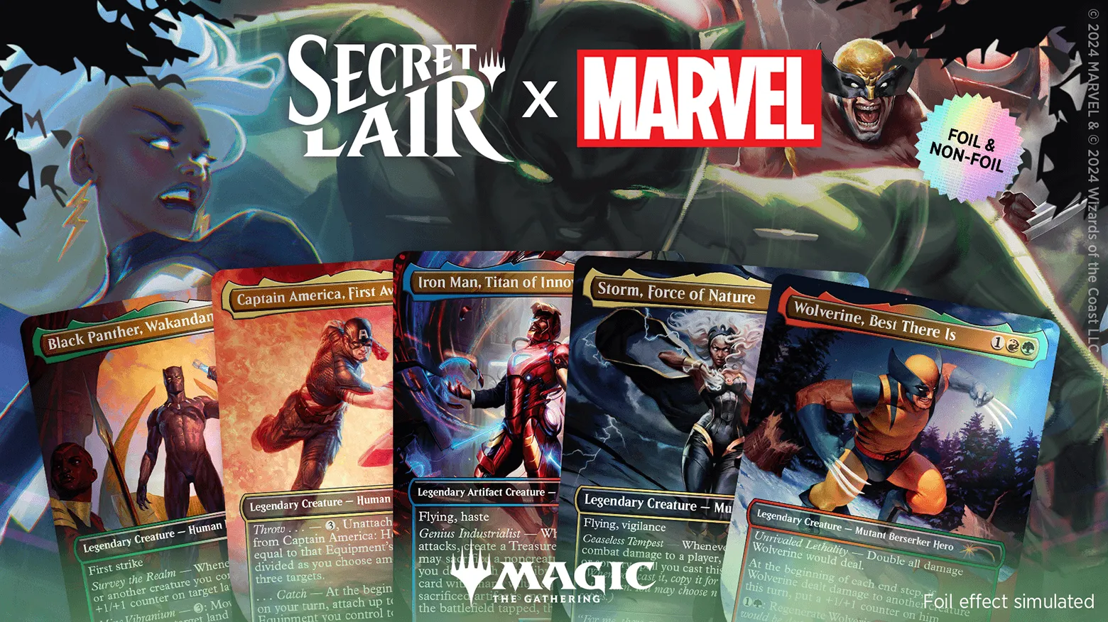 Magic: The Gathering' Unveils the Marvel Superdrop, a New Line of