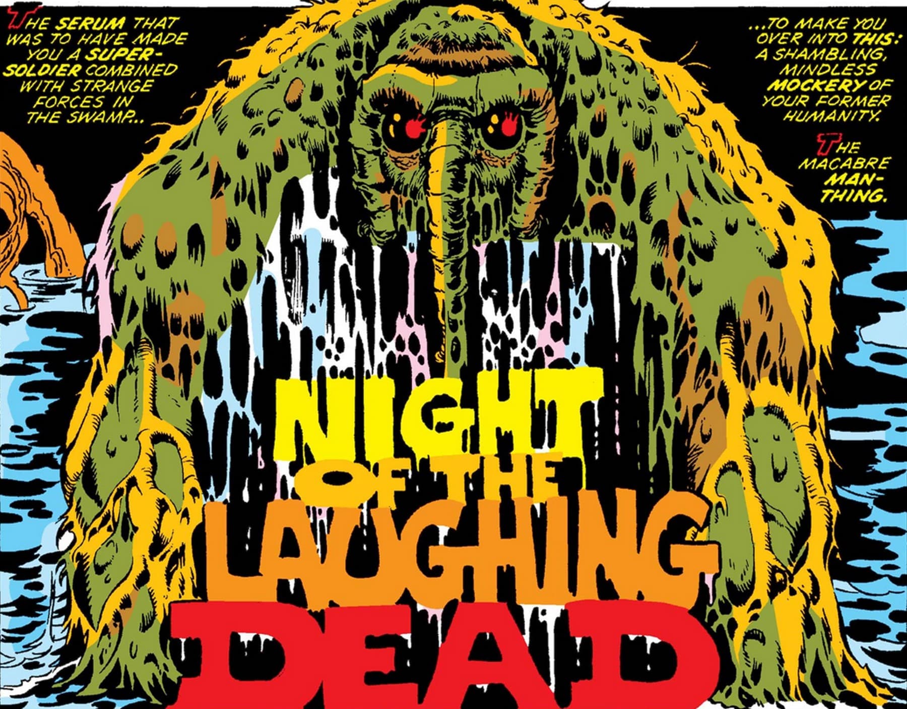 MAN-THING (1974) #5 panel by Steve Gerber and Mike Ploog