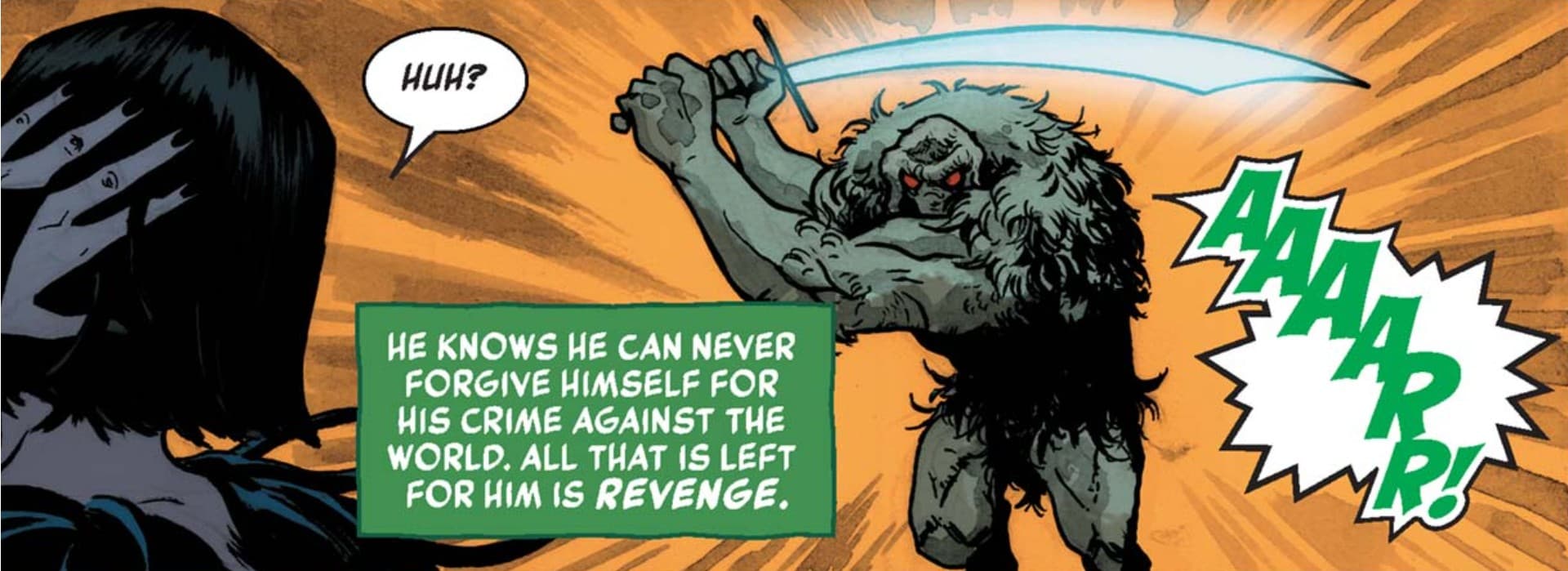 MAN-THING (2017) #5 panel by R.L. Stine, German Peralta, Tyler Crook, and Travis Lanham