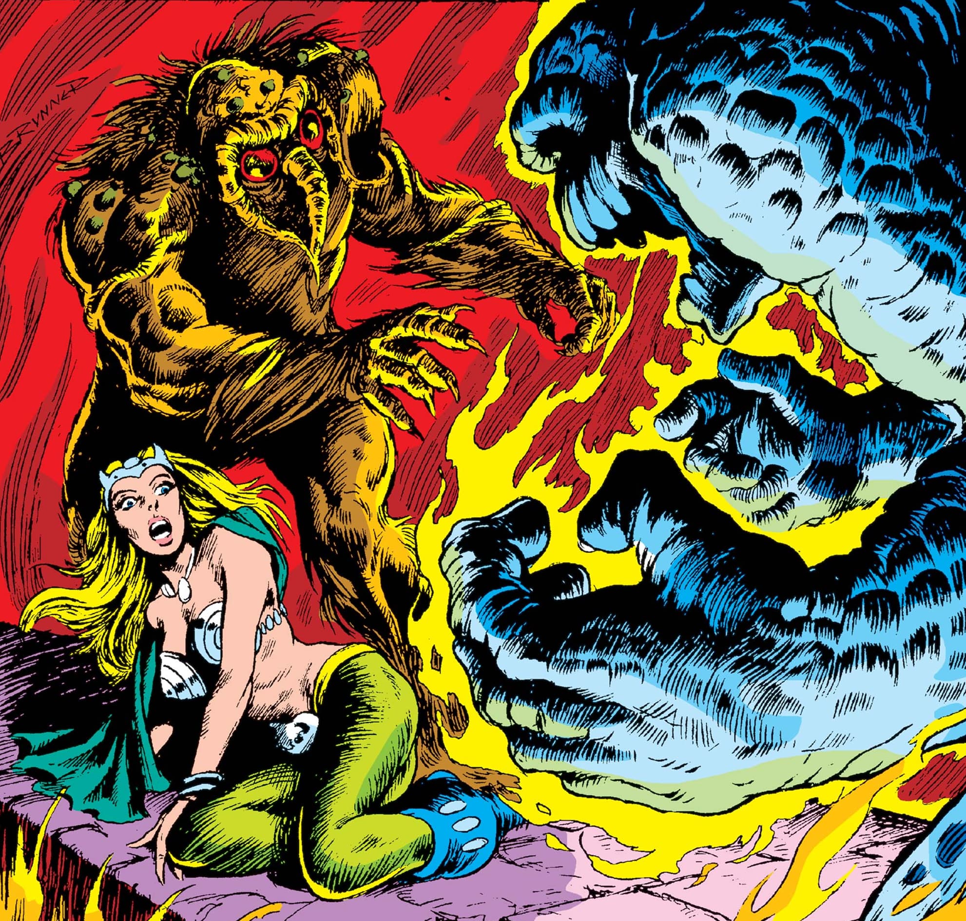 ADVENTURE INTO FEAR (1970) #15 cover by Frank Brunner, Glynis Wein and Danny Crespi