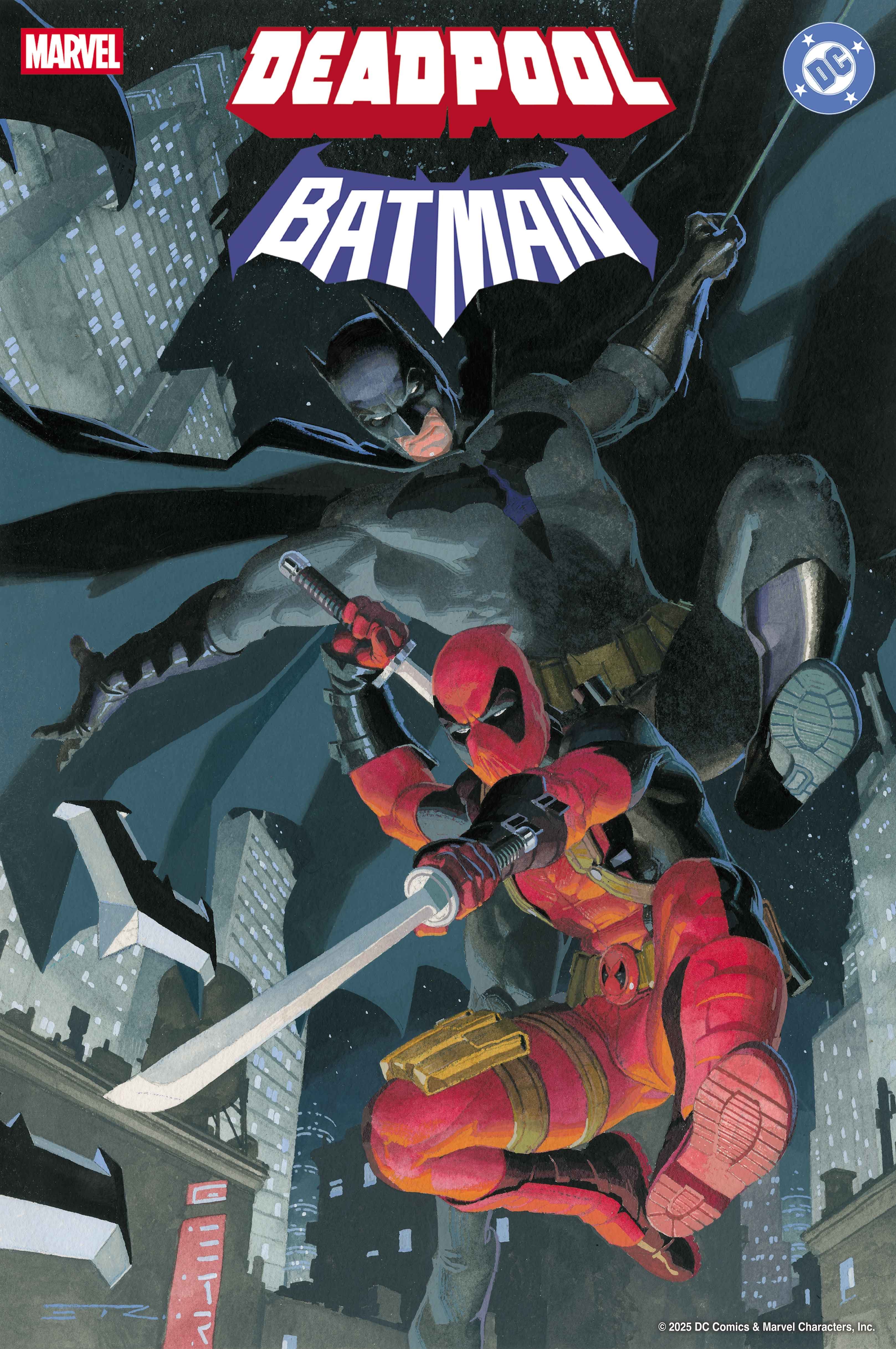 MARVEL/DC: DEADPOOL/BATMAN #1 Variant Cover by ESAD RIBIĆ