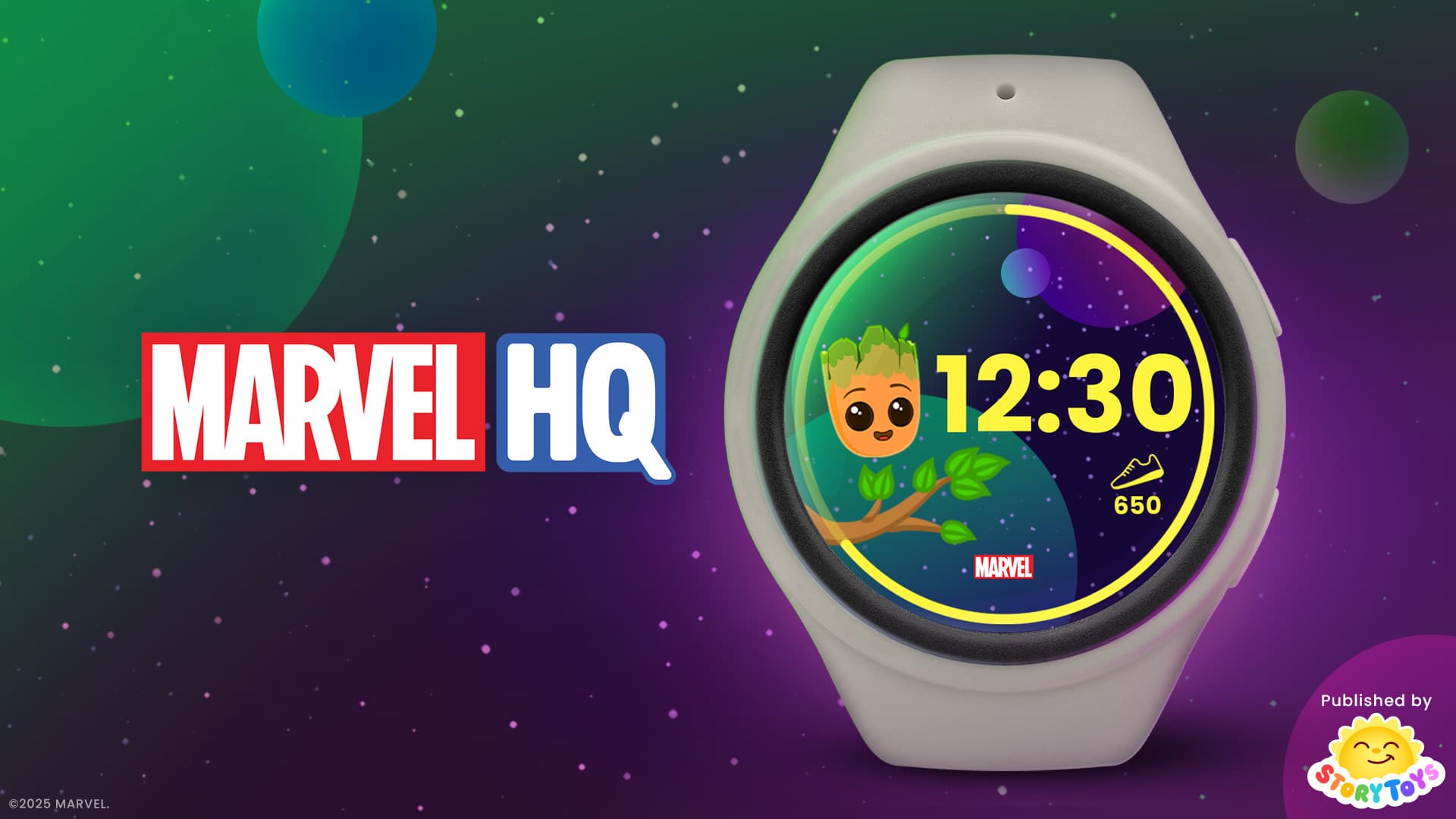 Marvel HQ Watch App and Watch Faces Launch for Samsung’s Galaxy Watch for Kids Experience
