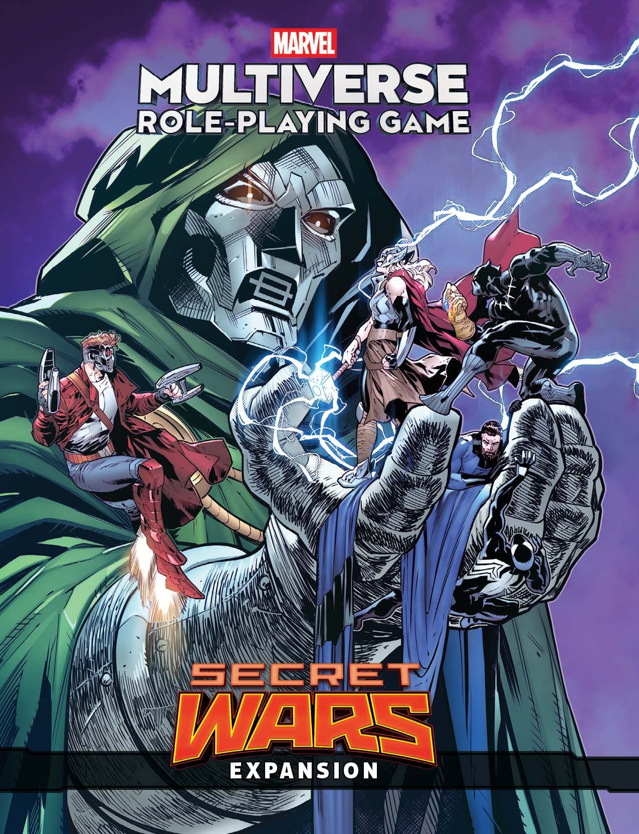 MARVEL MULTIVERSE ROLE-PLAYING GAME: SECRET WARS EXPANSION Cover by SEAN IZAAKSE & ERICK ARCINIEGA