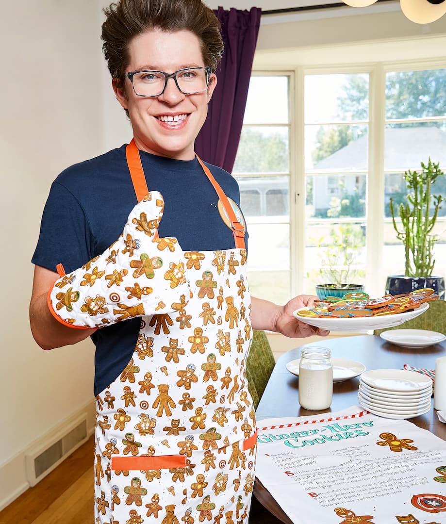 Marvel Eat the Universe Holiday Oven Mitt, Apron, Shirt, Towel