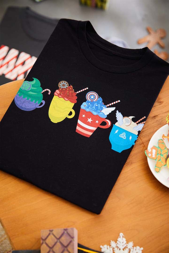 Marvel Eat The Universe Holiday Drinks Shirt