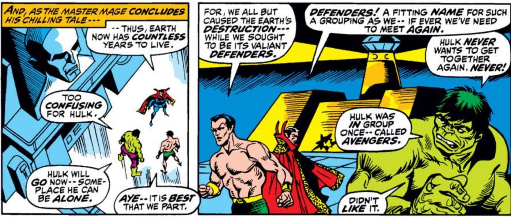 Panel from Marvel Feature #1