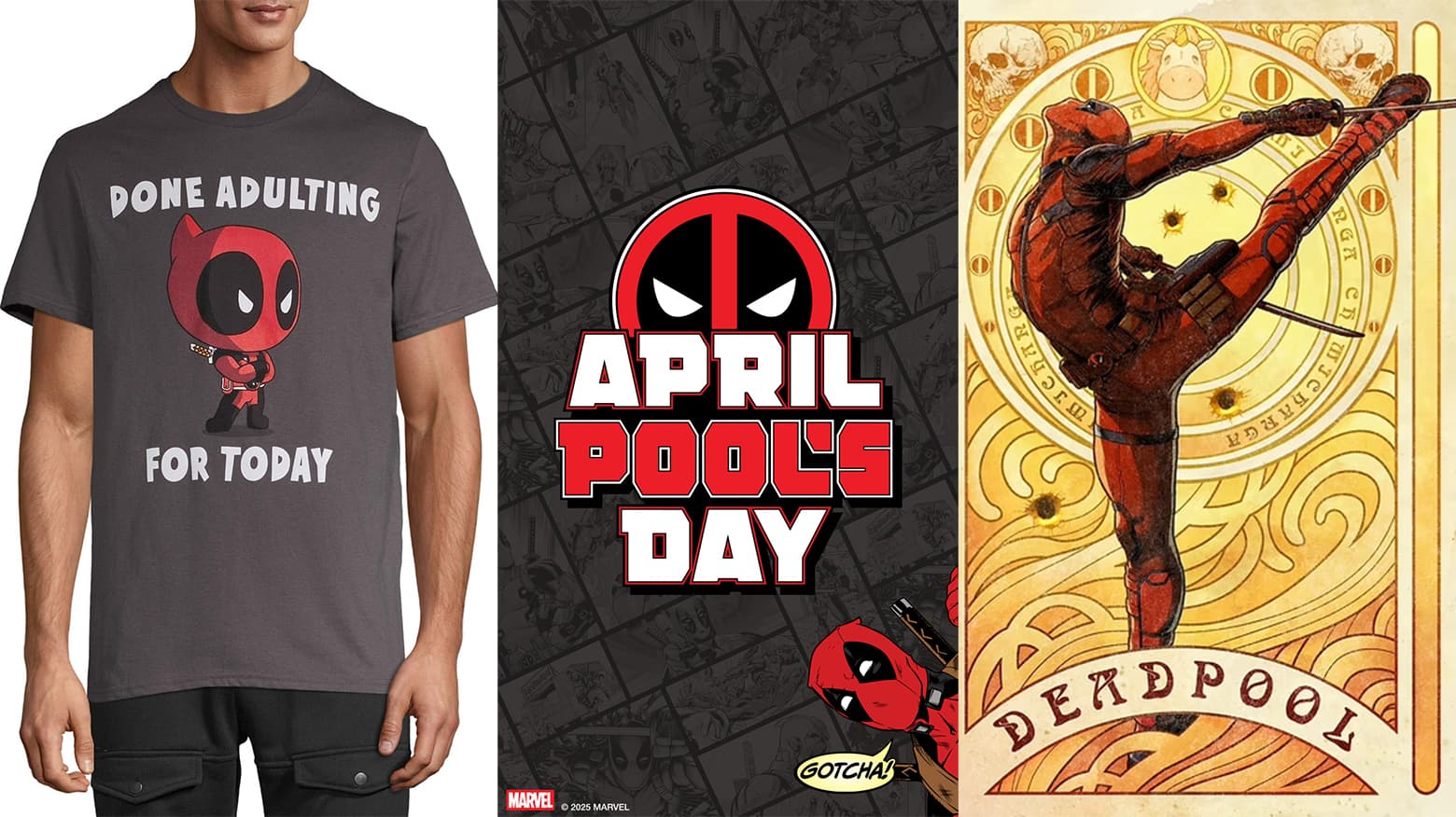 Shop Marvel Must Haves for April Pool's Day