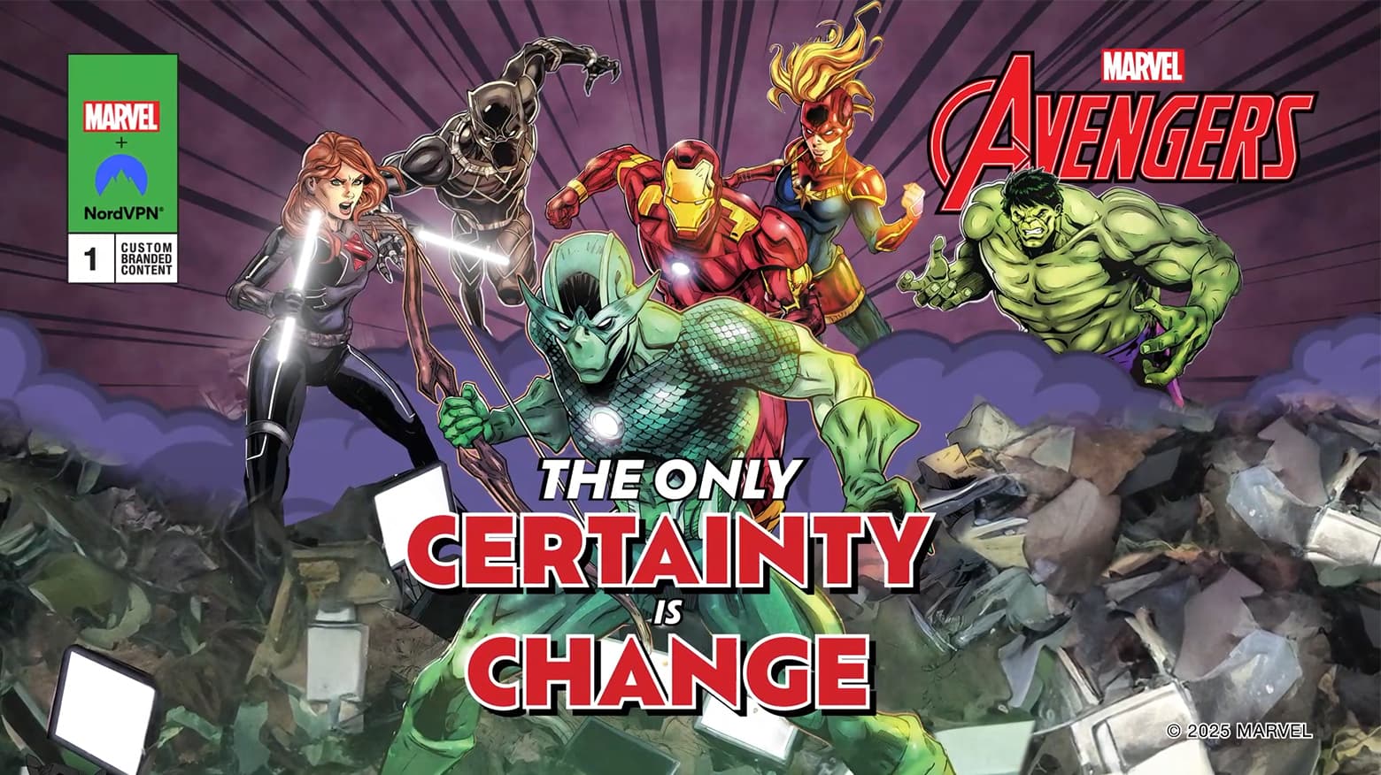 The Avengers Assemble in Exclusive Digital Comic 'The Only Certainty Is Change'