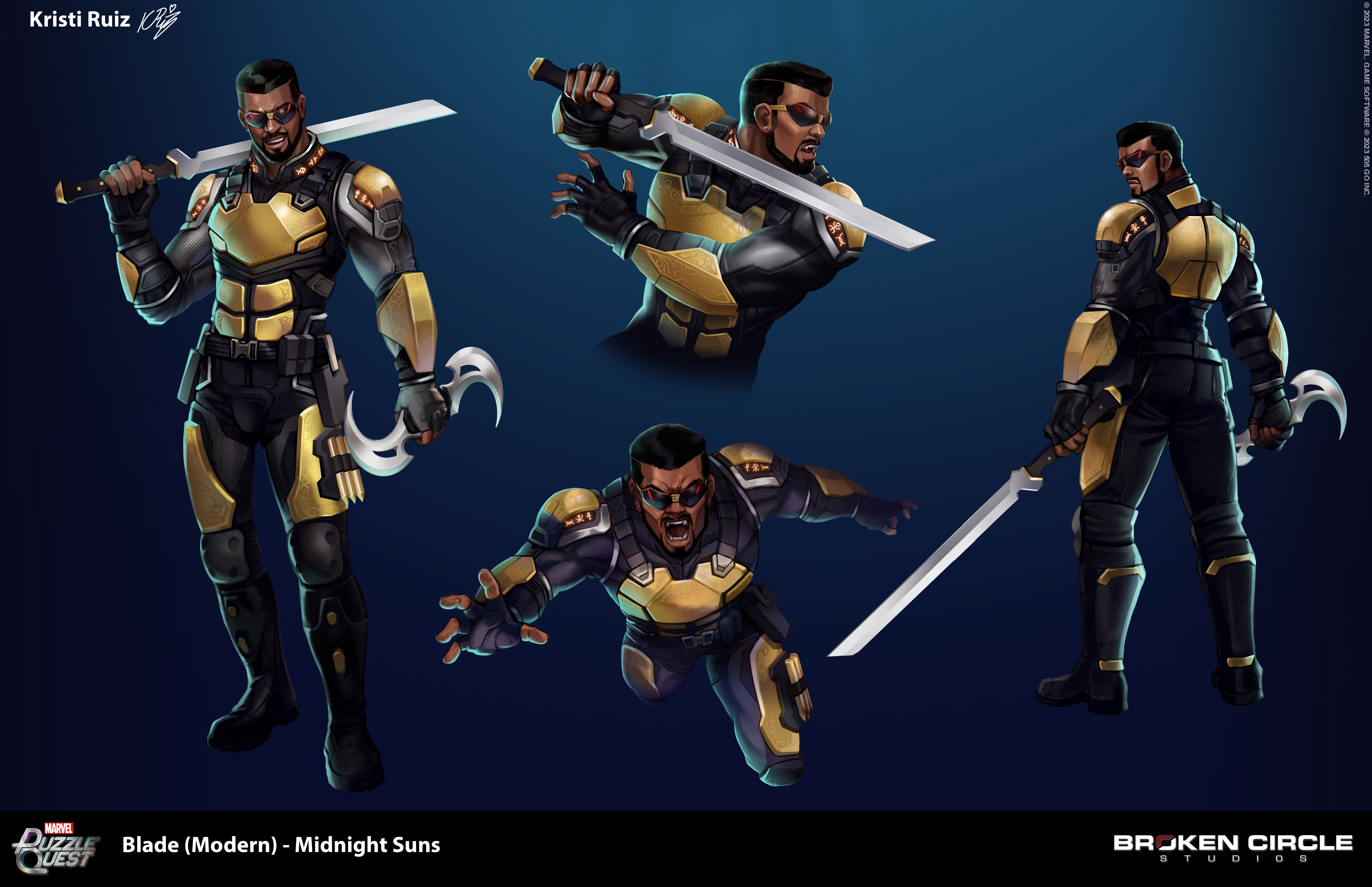 MARVEL Puzzle Quest Blade (Midnight Suns)