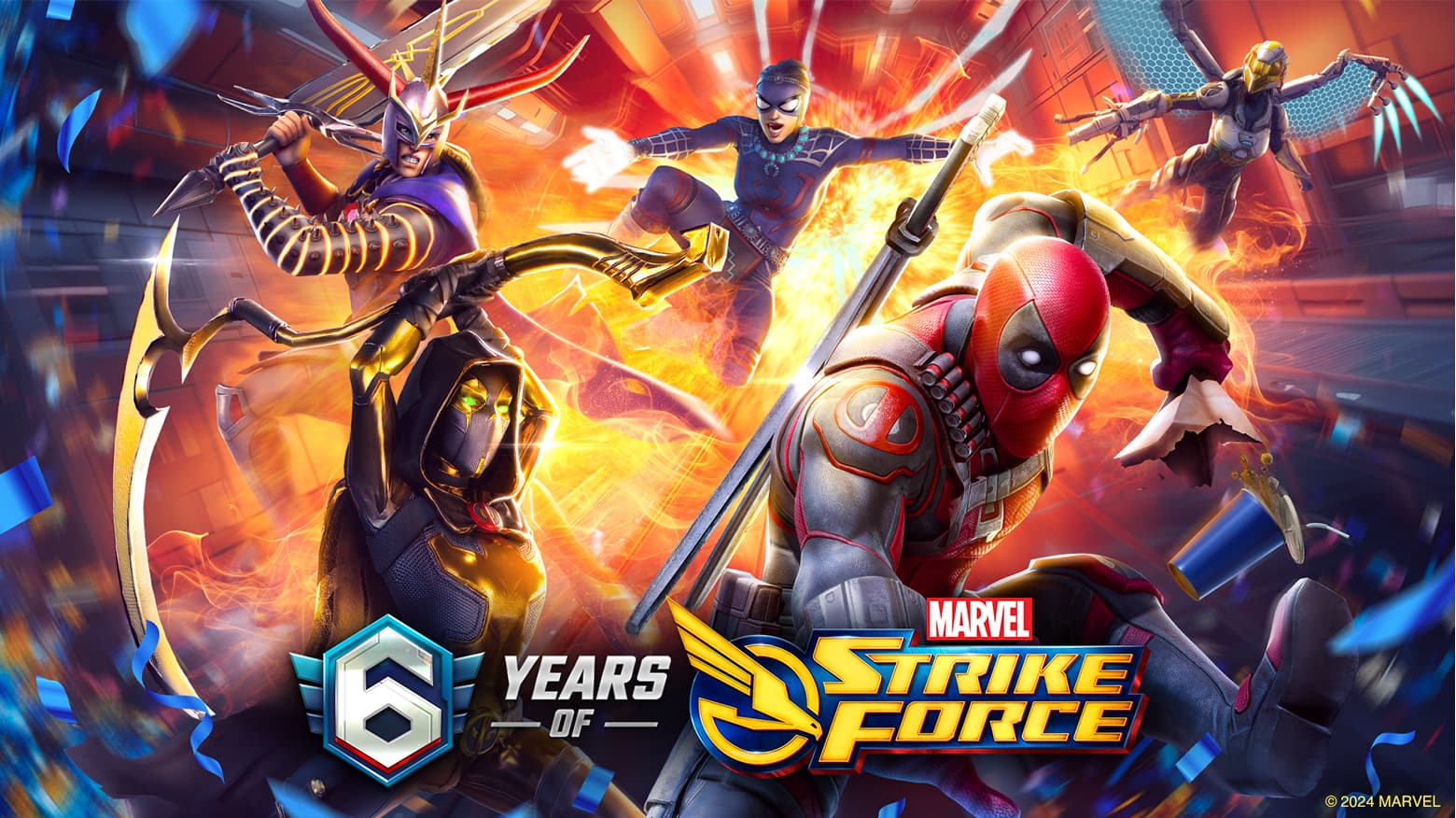 Deadpool Crashes the Party for 6th Anniversary of 'MARVEL Strike Force'