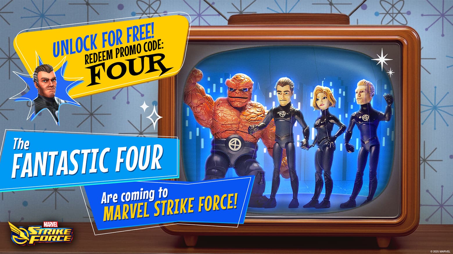 The Fantastic Four Take Their First Steps in 'MARVEL Strike Force'