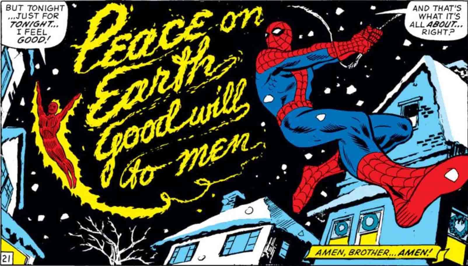Marvel Team Up Spider-Man and Human Torch