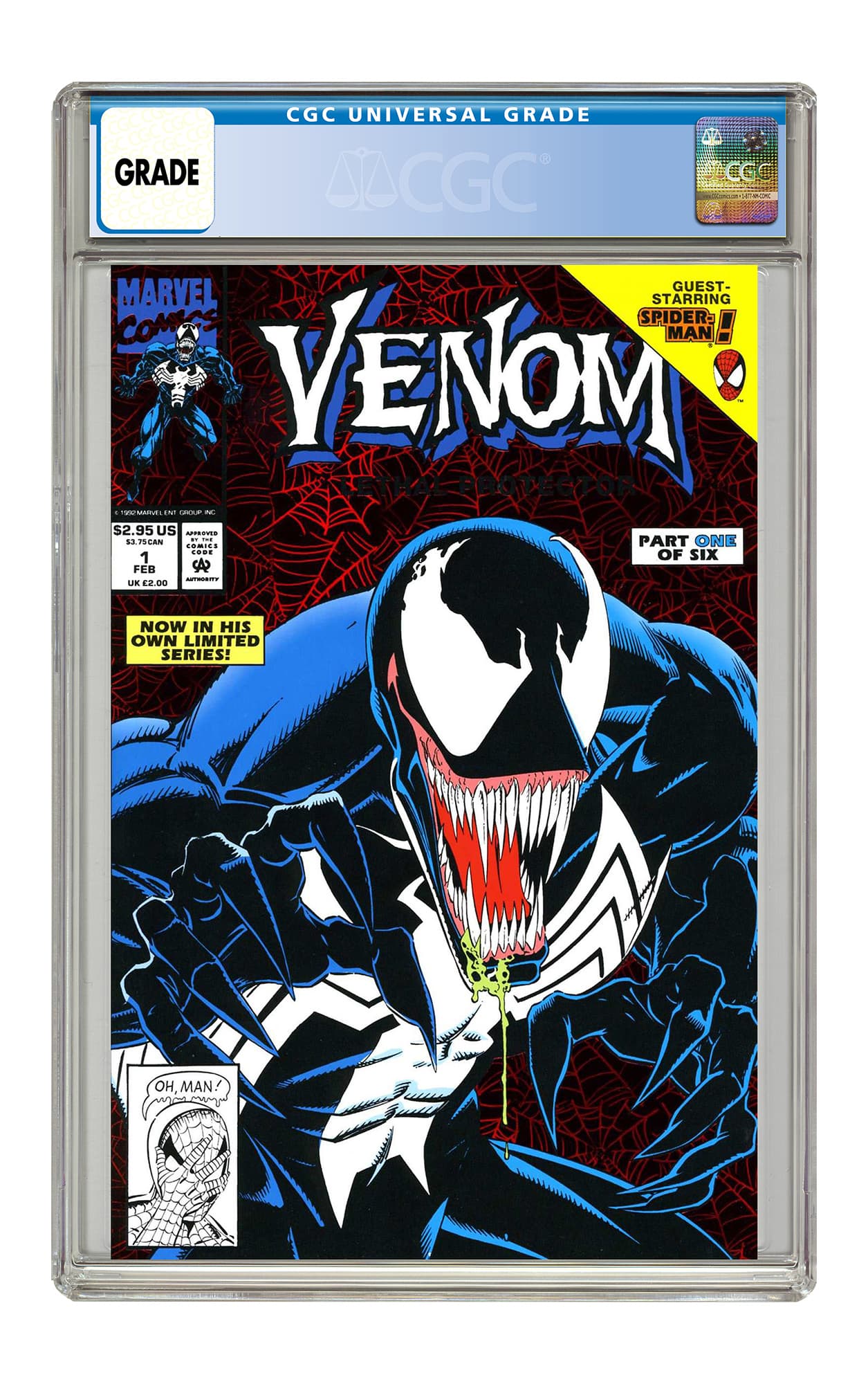 Marvel Venom Lethal Protector #1 Comic Book CGC Graded