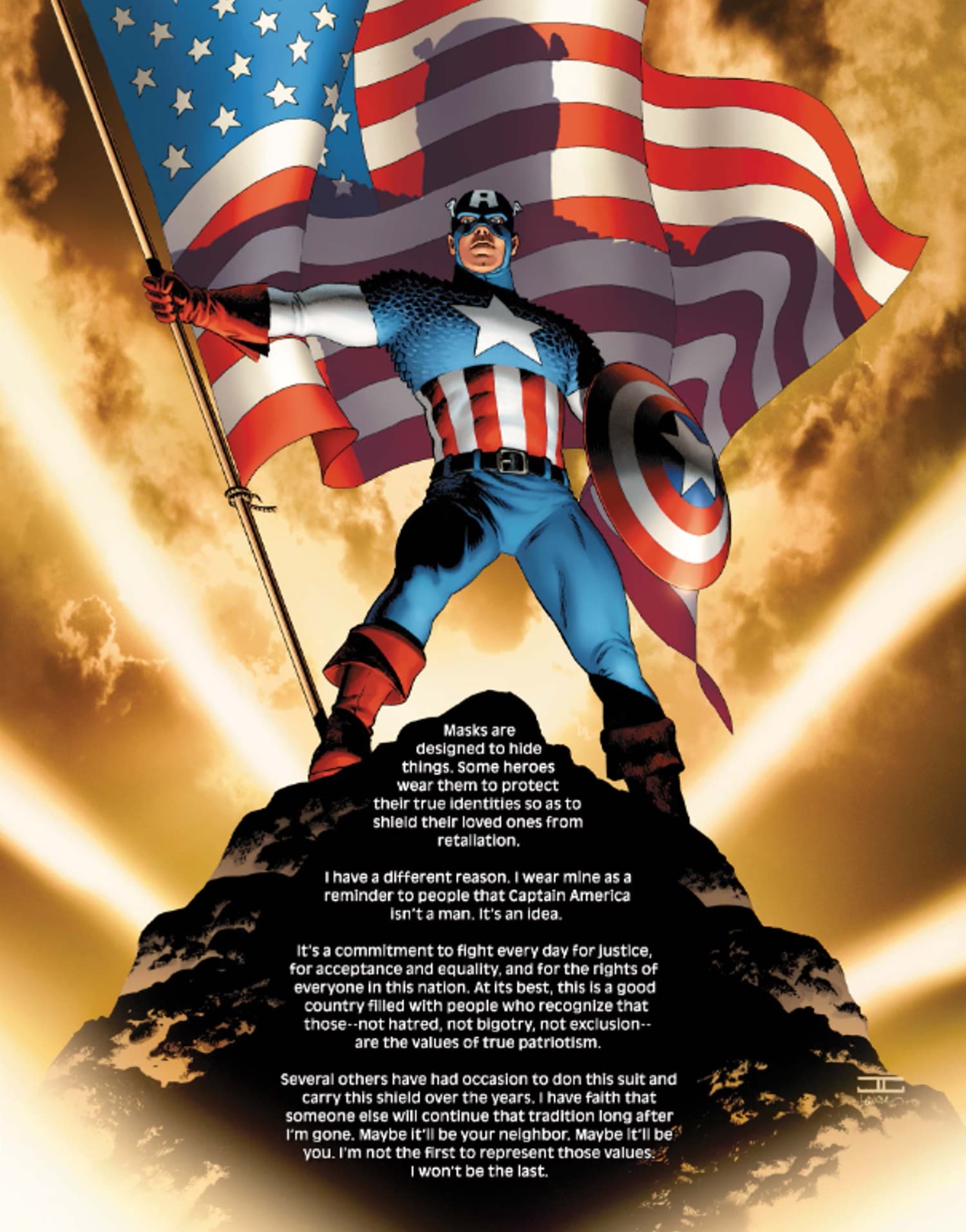 MARVEL COMICS (2019) #1000 page by Mark Waid, John Cassaday, Laura Martin and Chris Eliopoulos