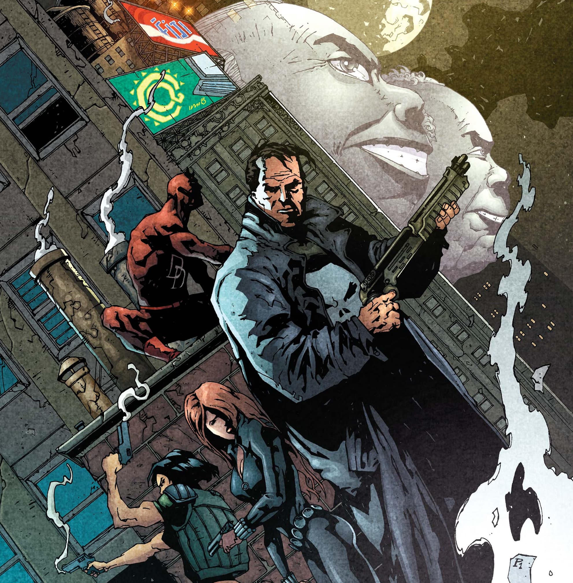 MARVEL KNIGHTS (2002) #1 cover by Alberto Ponticelli and  Nathan Eyring