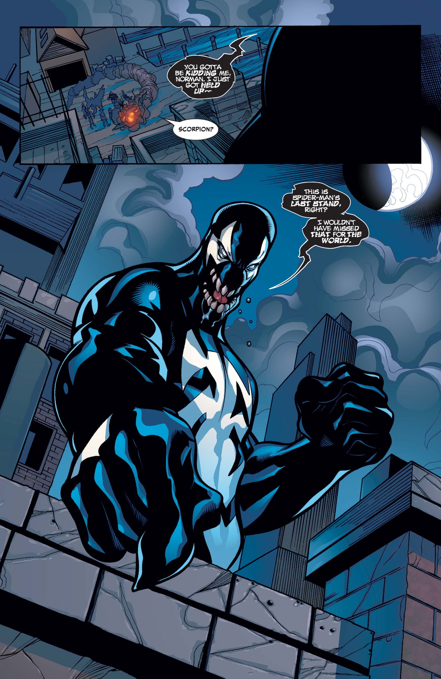 MARVEL KNIGHTS SPIDER-MAN (2004) #10 page by Mark Millar, Terry Dodson, and Rachel Dodson