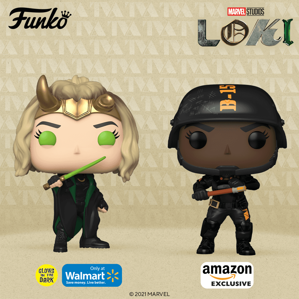 Sylvie and Hunter B-15 Funko Pops