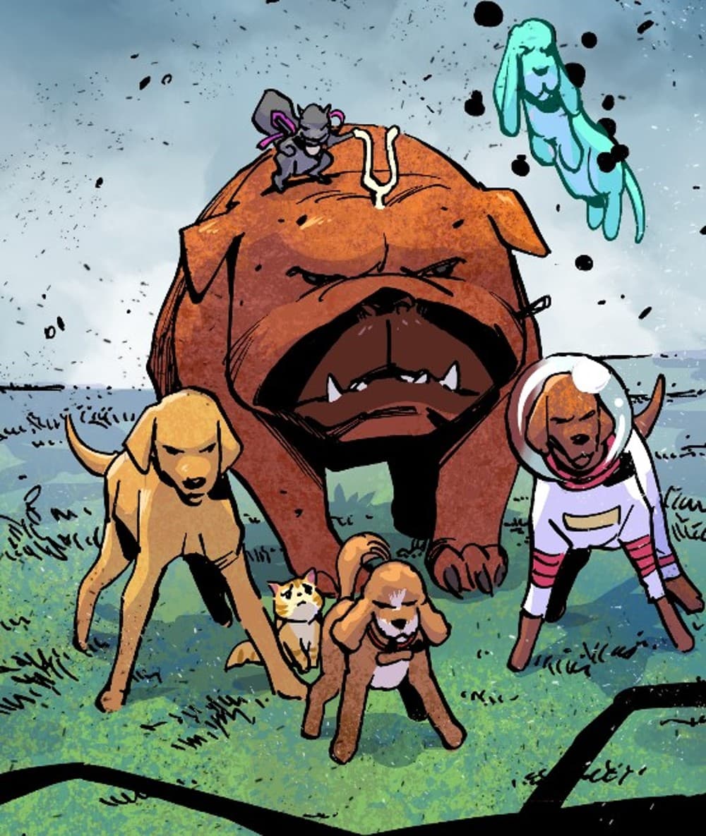 MARVEL MUTTS INFINITY COMIC (2023) #7 artwork by Takeshi Miyazawa