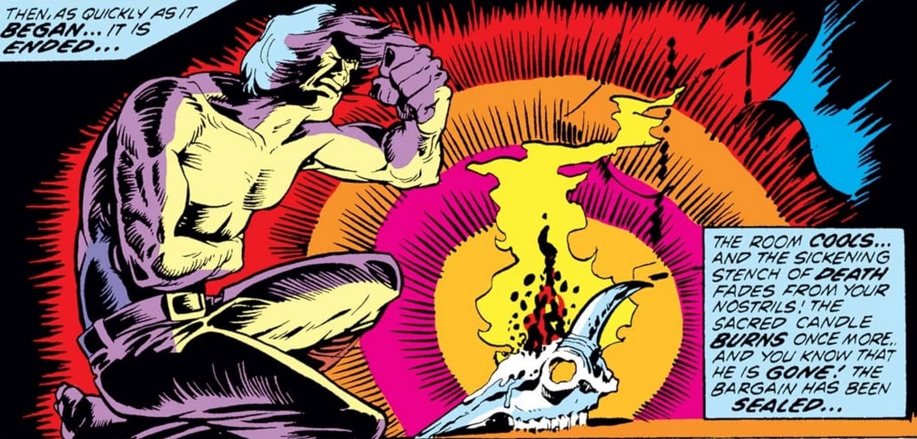 Marvel Spotlight (1971) #5 panel by Gary Friedrich and Mike Ploog