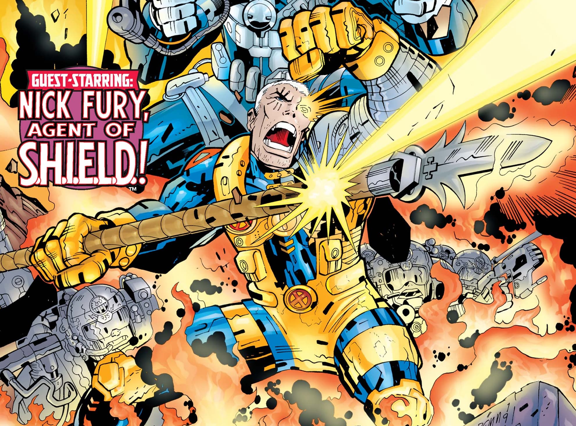 CABLE (1993) #62 cover by José Ladrönn, Juan Vlasco, and Gloria Vasquez