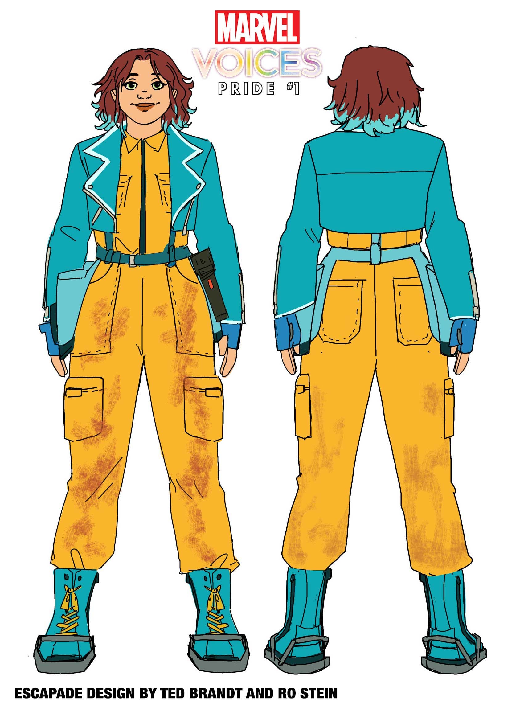 Escapade design sheet by Ted Brandt and Ro Stein