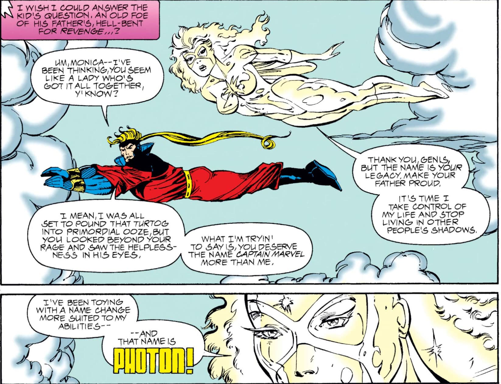 Monica Rambeau becomes Photon