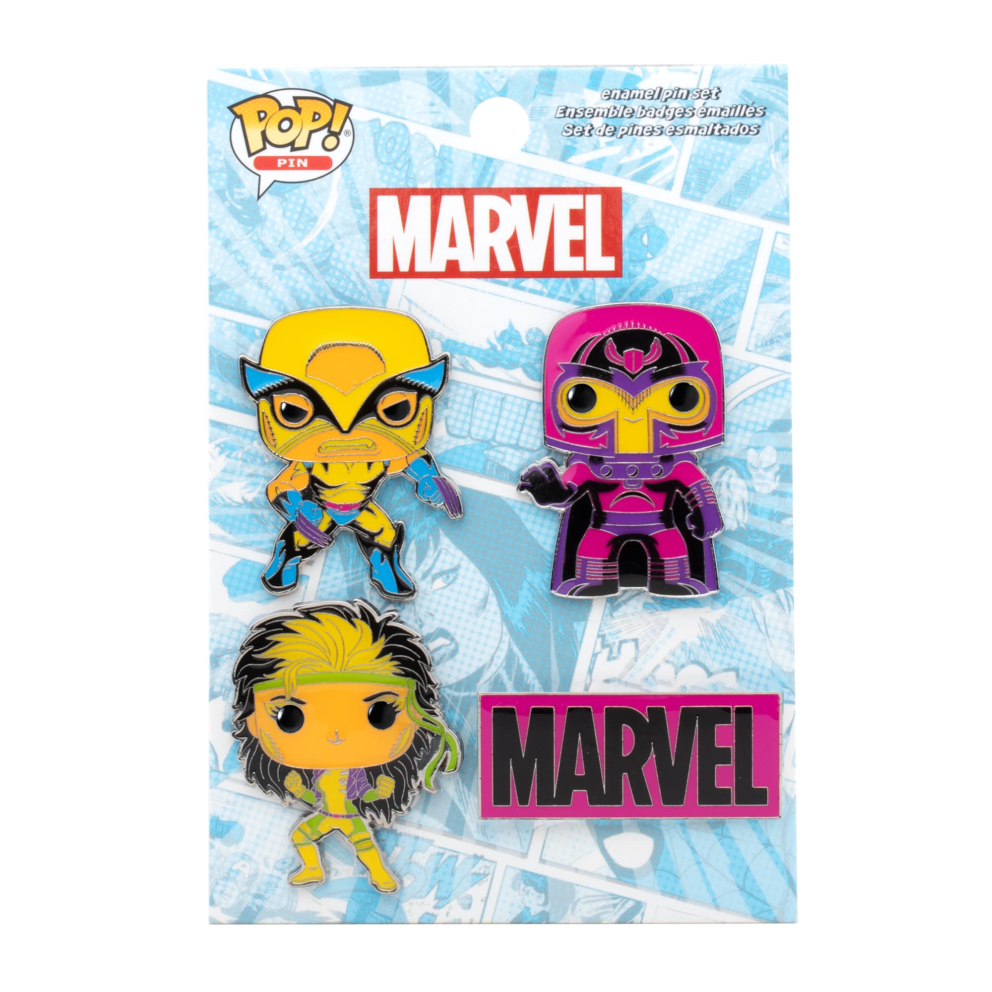 Black Light 4-Piece Pin Set