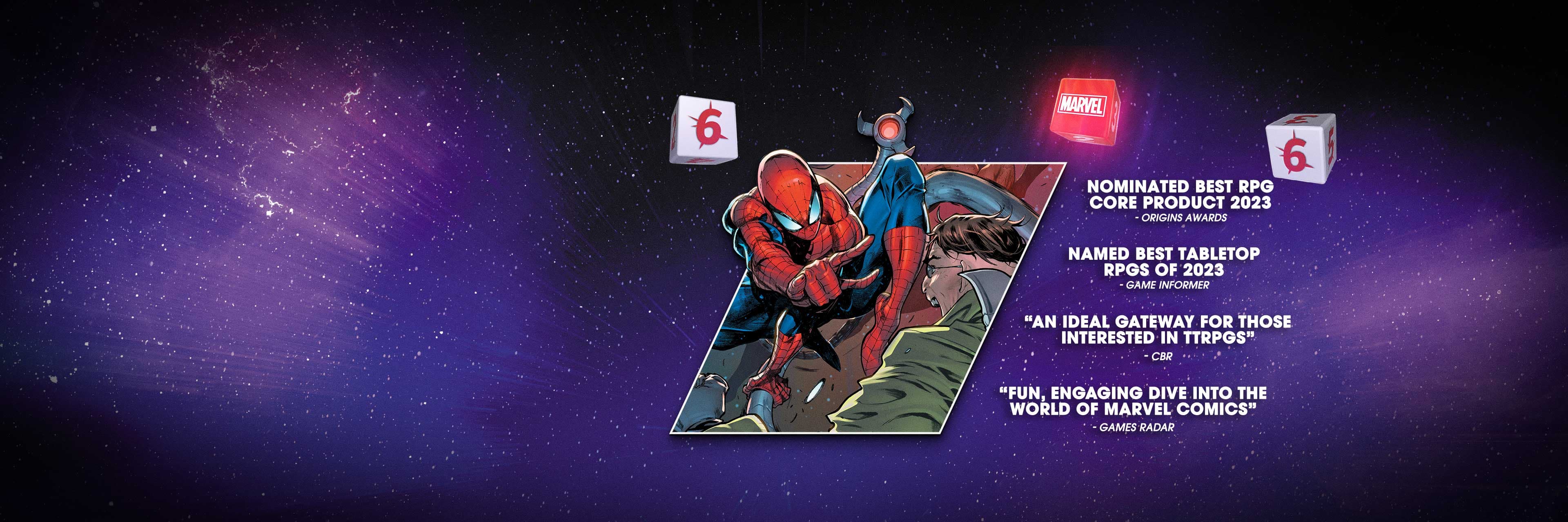 Marvel Multiverse Role-Playing Game Playtest Rulebook Cover Art Accolades