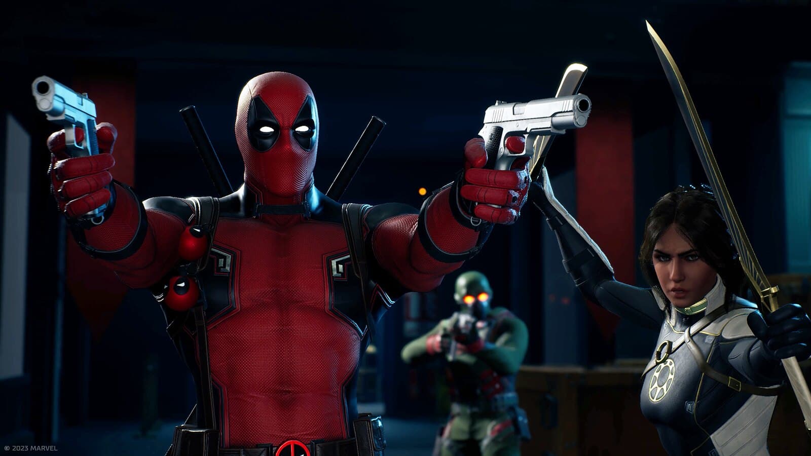 Marvel's Midnight Suns Deadpool DLC Guns Out with Hunter