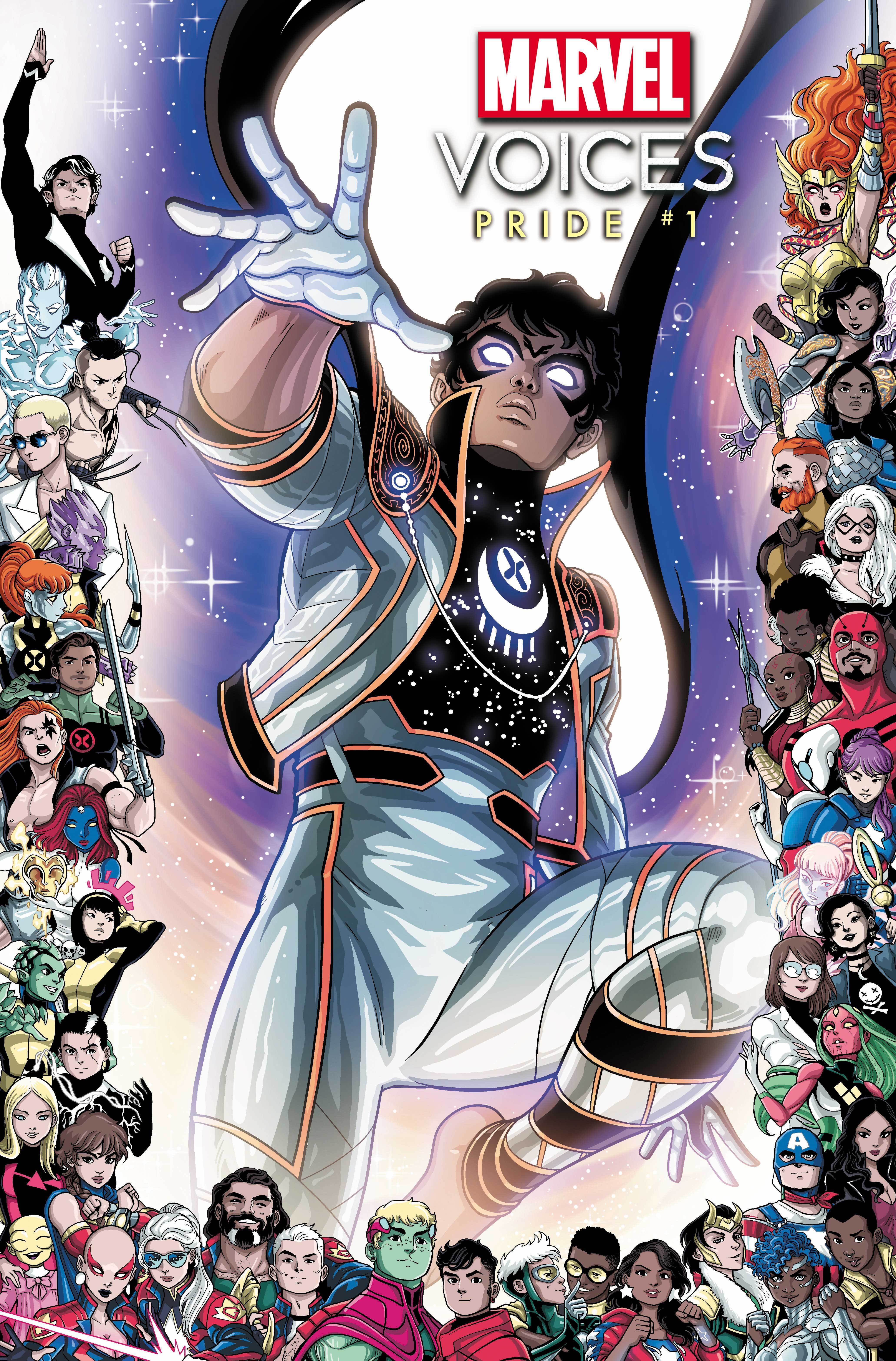 MARVEL’S VOICES: PRIDE #1 Frame Variant Cover by LUCIANO VECCHIO