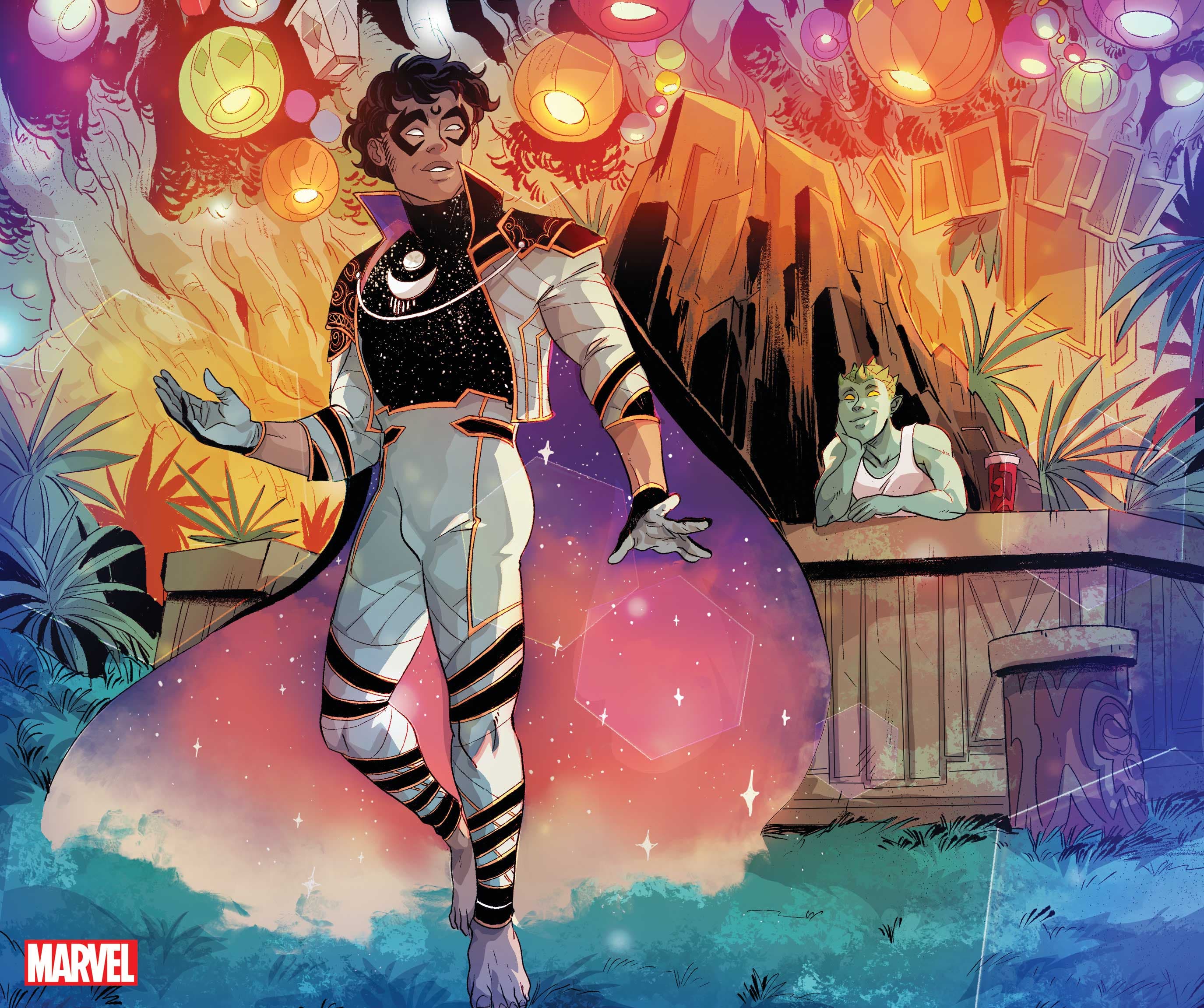 MARVEL'S VOICES: PRIDE #1 preview art by Claudia Aguirre, Somnus character design by Luciano Vecchio
