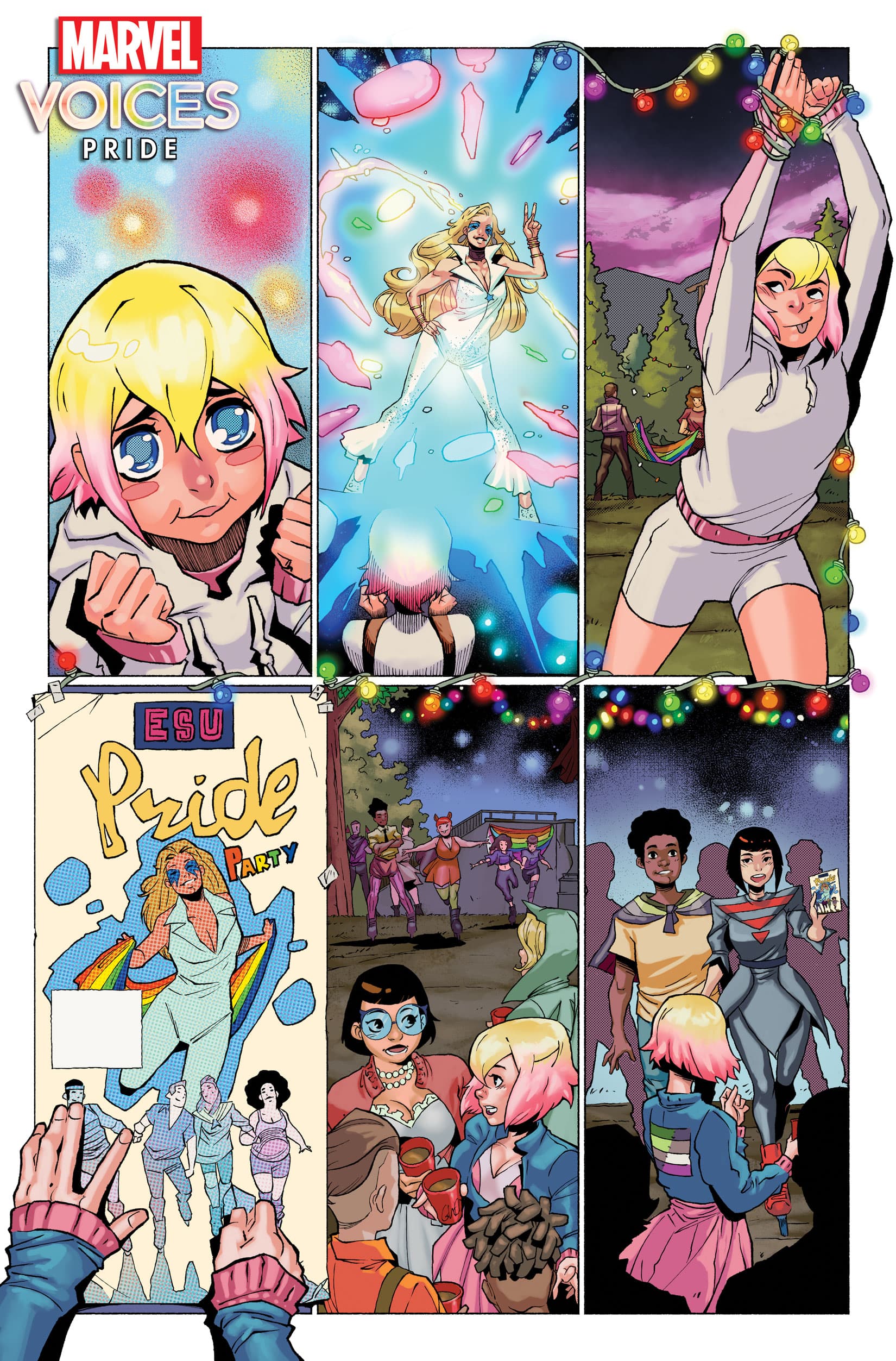 MARVEL'S VOICES: PRIDE #1 interior artwork by Pablo Collar