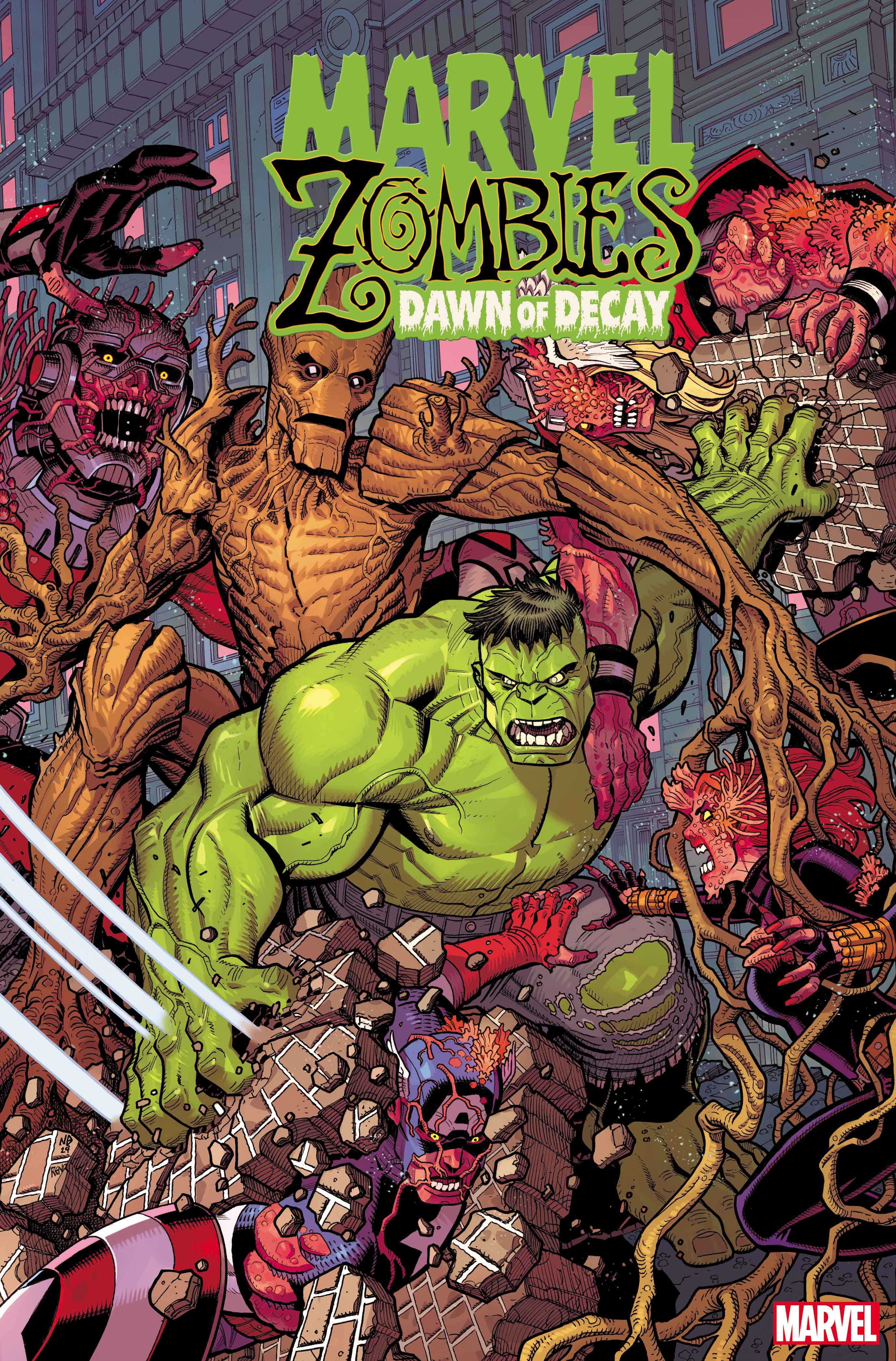 MARVEL ZOMBIES: DAWN OF DECAY #1 cover by Nick Bradshaw