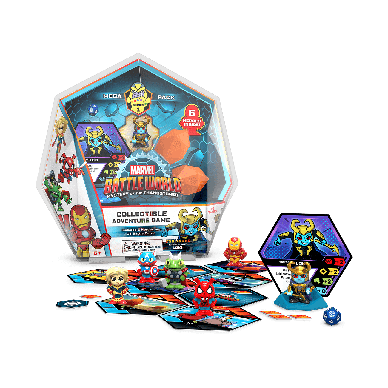 Marvel BattleWorld: Mystery of the Thanostones Series 1 Mega Pack - Frost Giant Loki