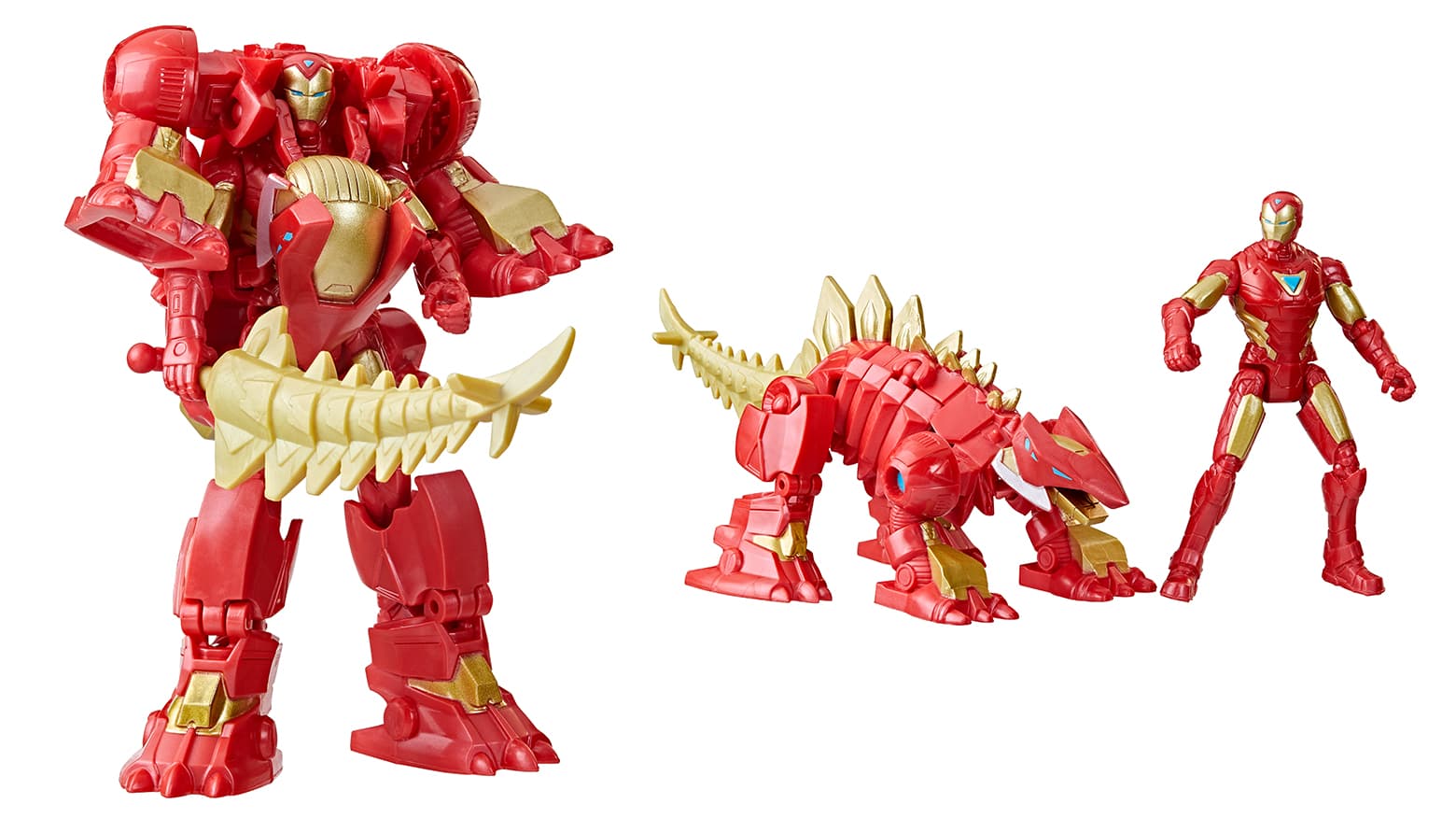 MARVEL MECH STRIKE MECHASAURS IRON MAN WITH IRON STOMPER