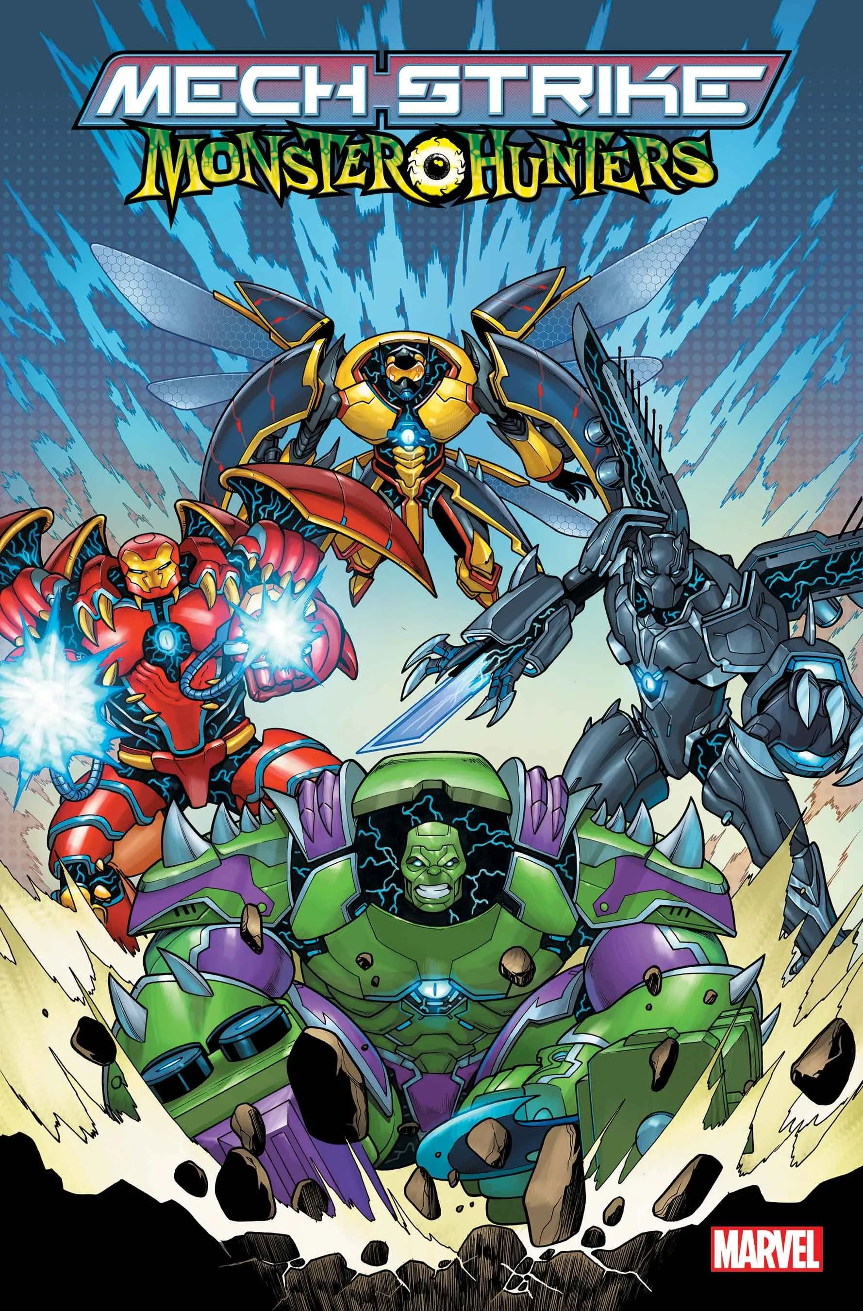 Mech Strike: Monster Hunters #1 main cover by Pere Pérez