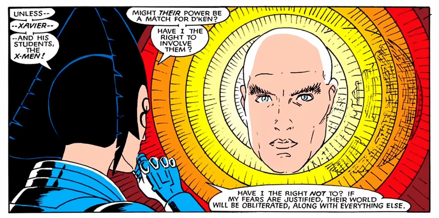 CLASSIC X-MEN (1986) #14 artwork by John Bolton and Glynis Oliver