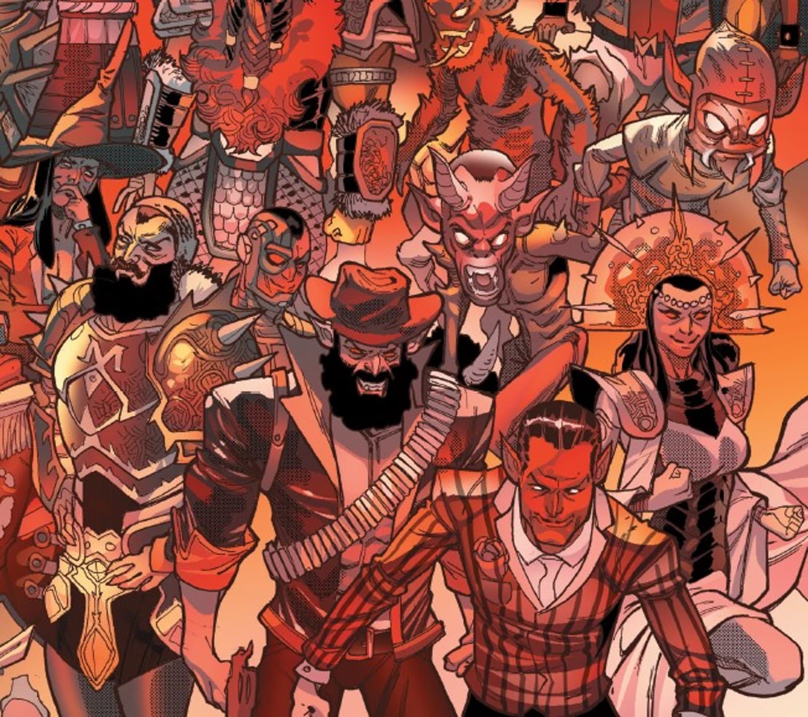 AVENGERS #55 interior artwork by Javier Garrón