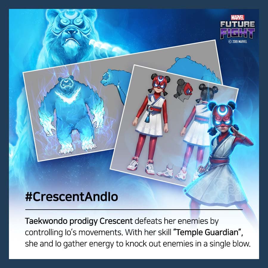 MARVEL Future Fight Crescent and Io
