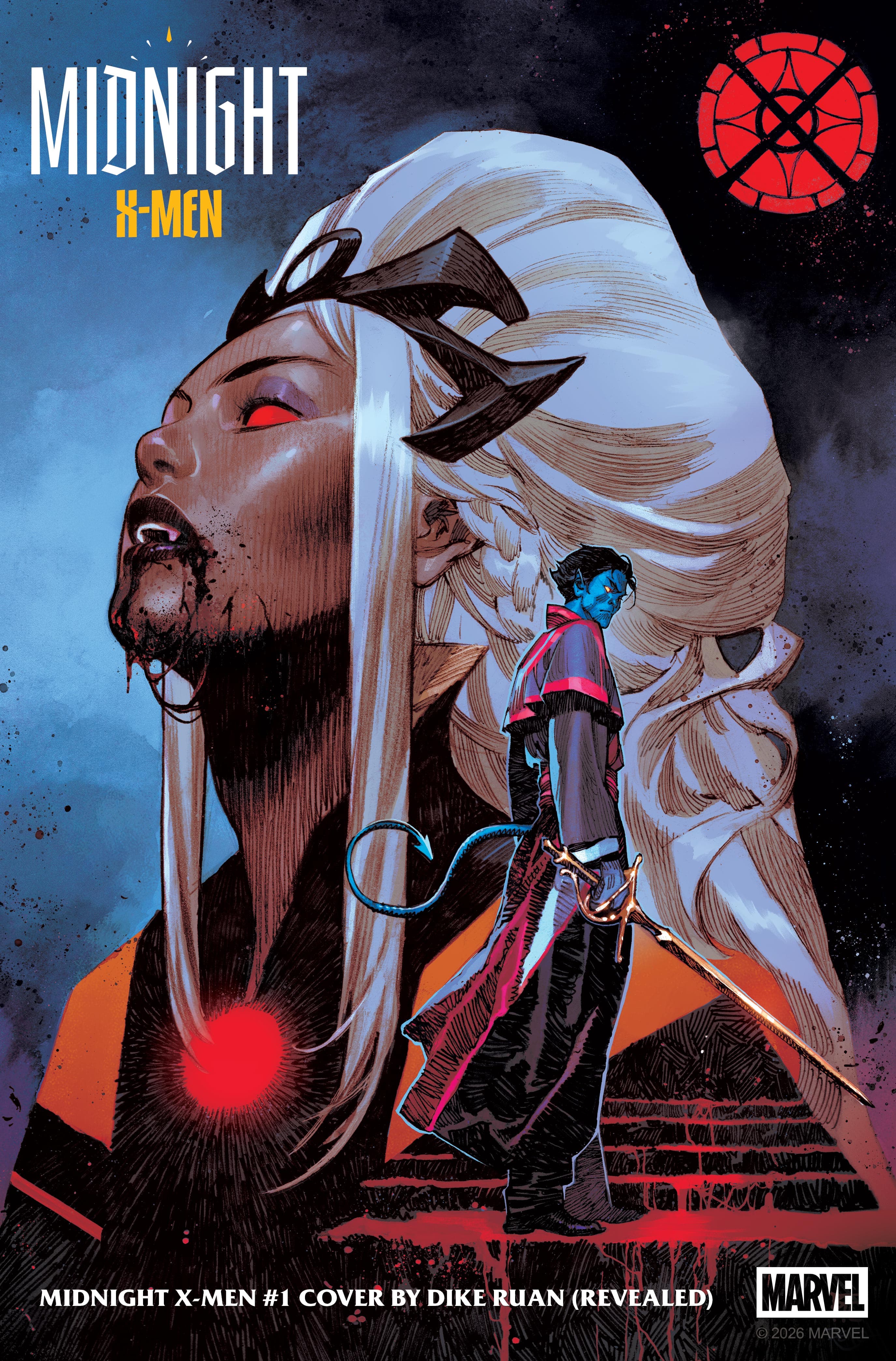 Midnight X-Men #1 Cloaked and Revealed Covers