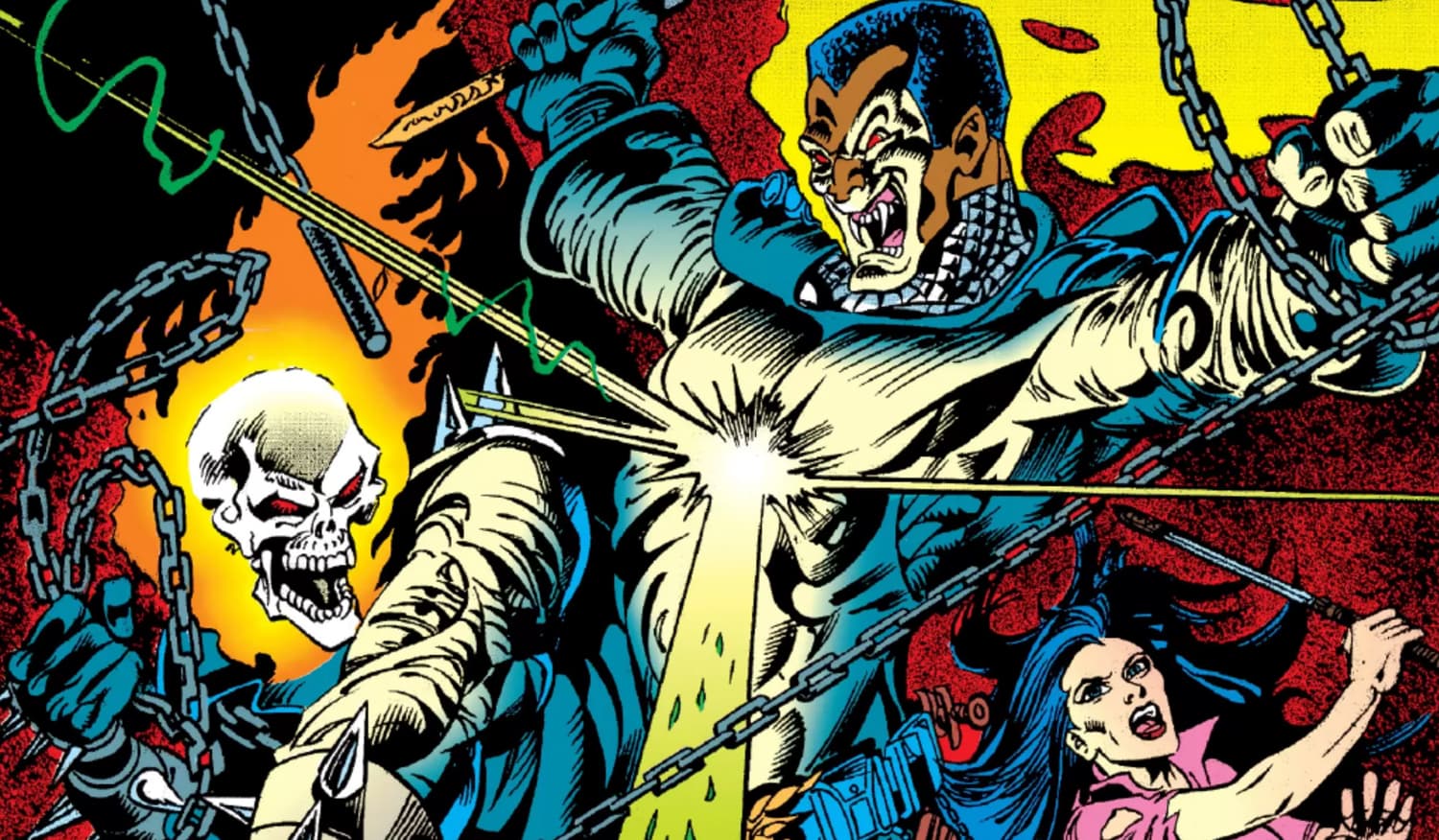 DARKHOLD: PAGES FROM THE BOOK OF SINS (1992) #11 cover by Rurik Tyler and Bob Downs