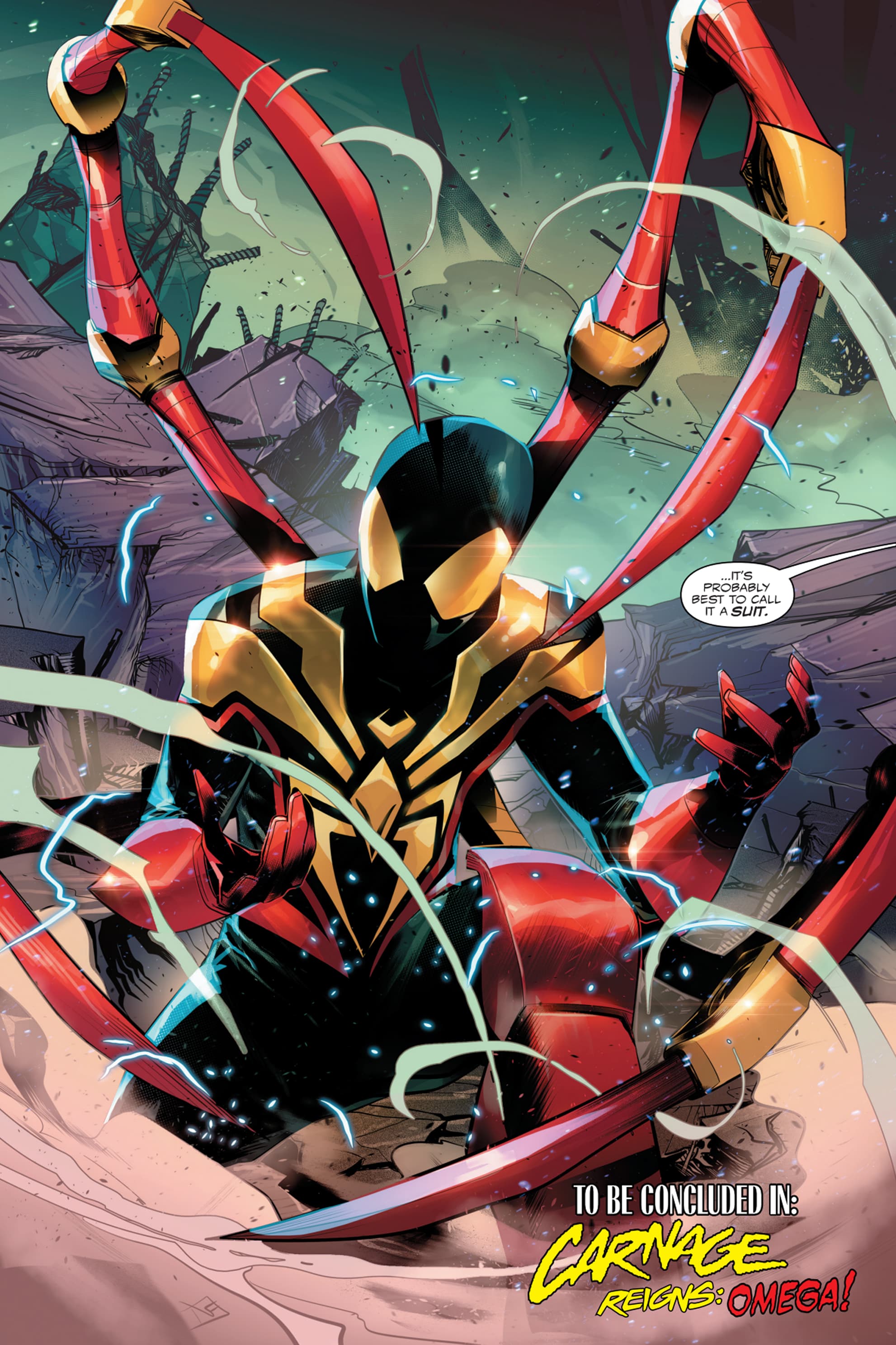 MILES MORALES: SPIDER-MAN (2022) #7 artwork by Federico Vicentini and Bryan Valenza