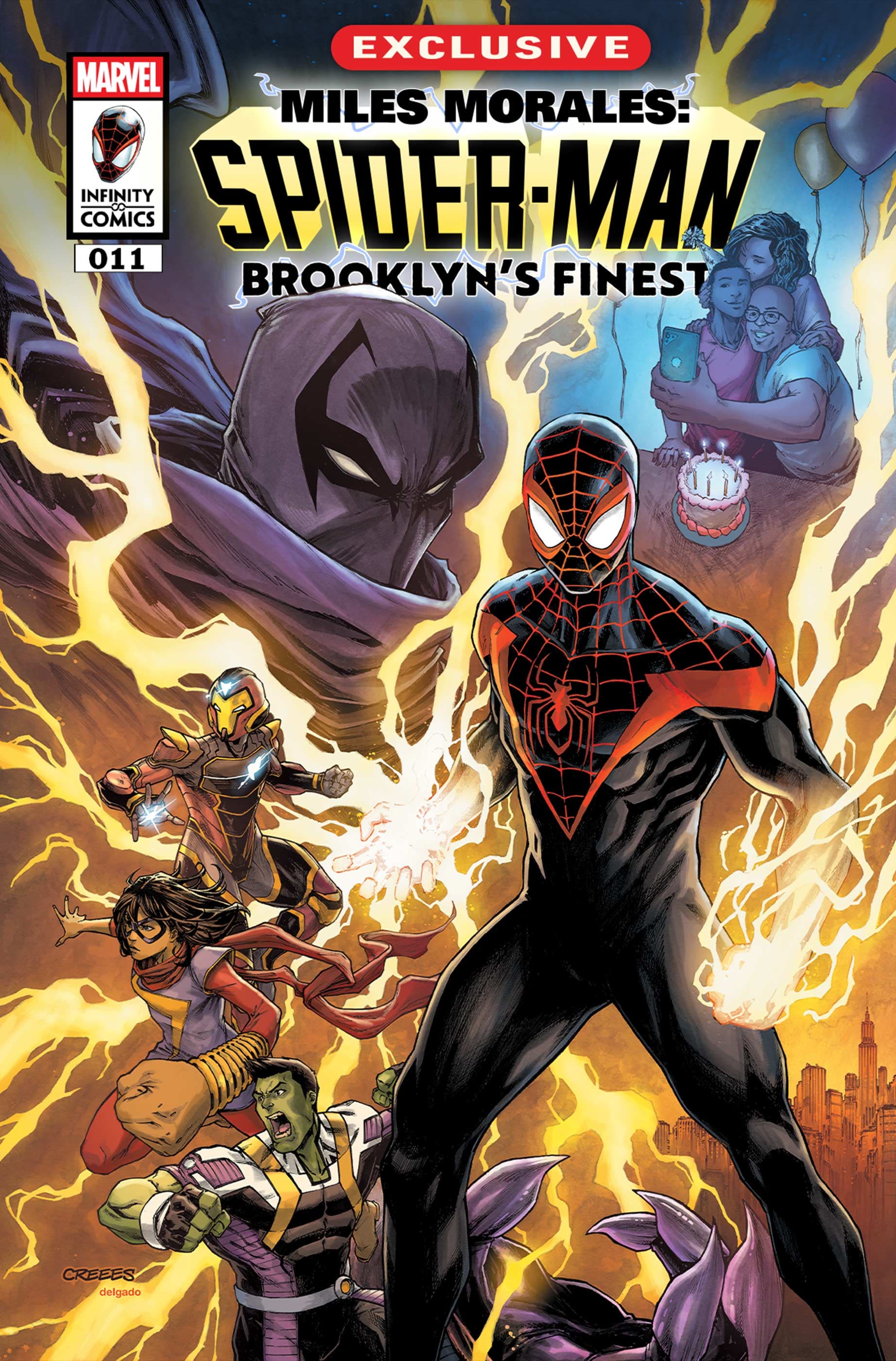 MILES MORALES: SPIDER-MAN - BROOKLYN'S FINEST INFINITY COMIC (2026) #11 cover by Creees Lee