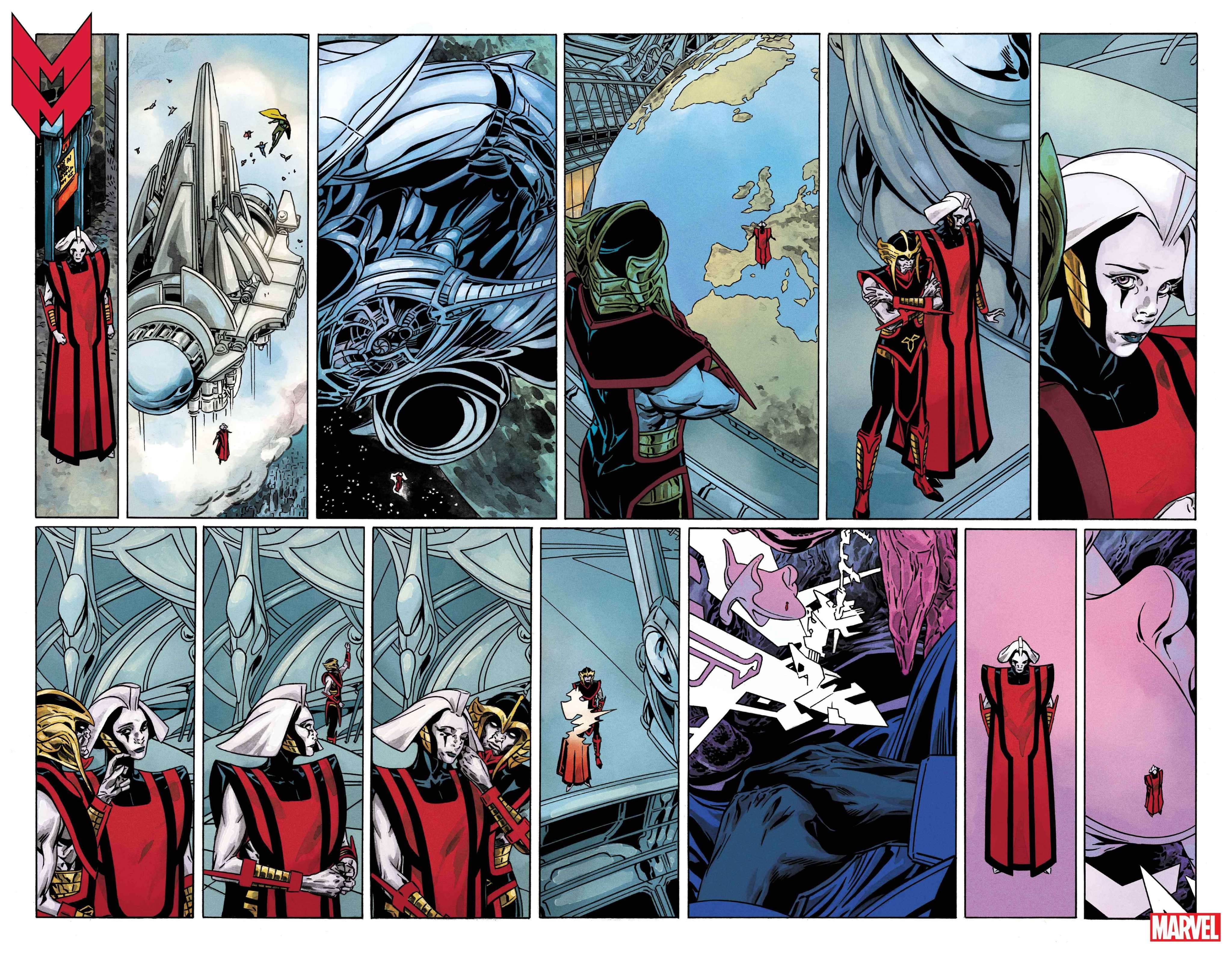 'Miracleman by Gaiman & Buckingham: the Silver Age #4' interior artwork by Mark Buckingham