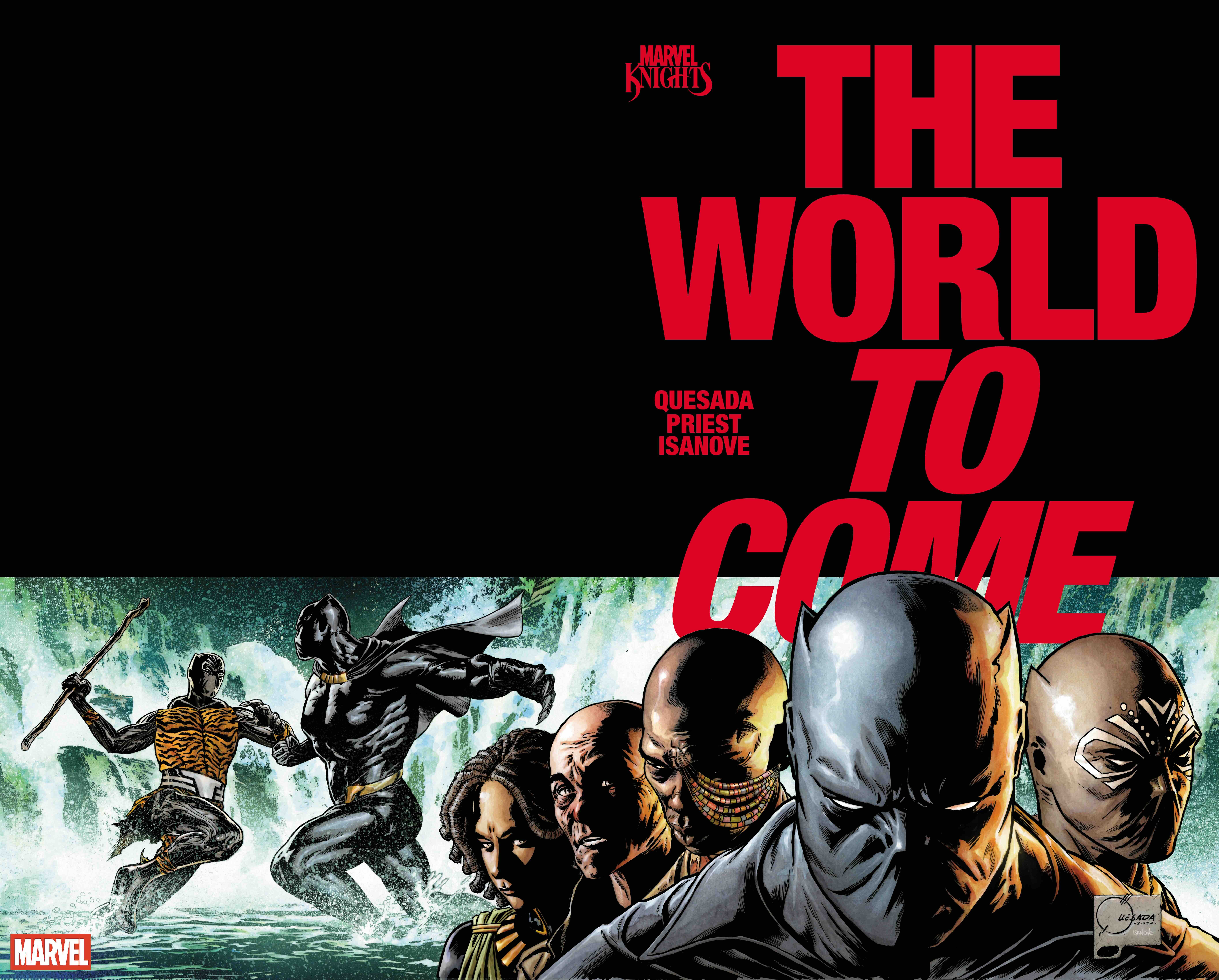 MARVEL KNIGHTS: THE WORLD TO COME #1 by JOE QUESADA & CHRISTOPHER PRIEST Cover