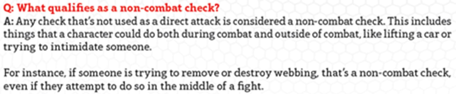 Marvel Multiverse Role-Playing Game Developer Update #5 Non-Combat Check