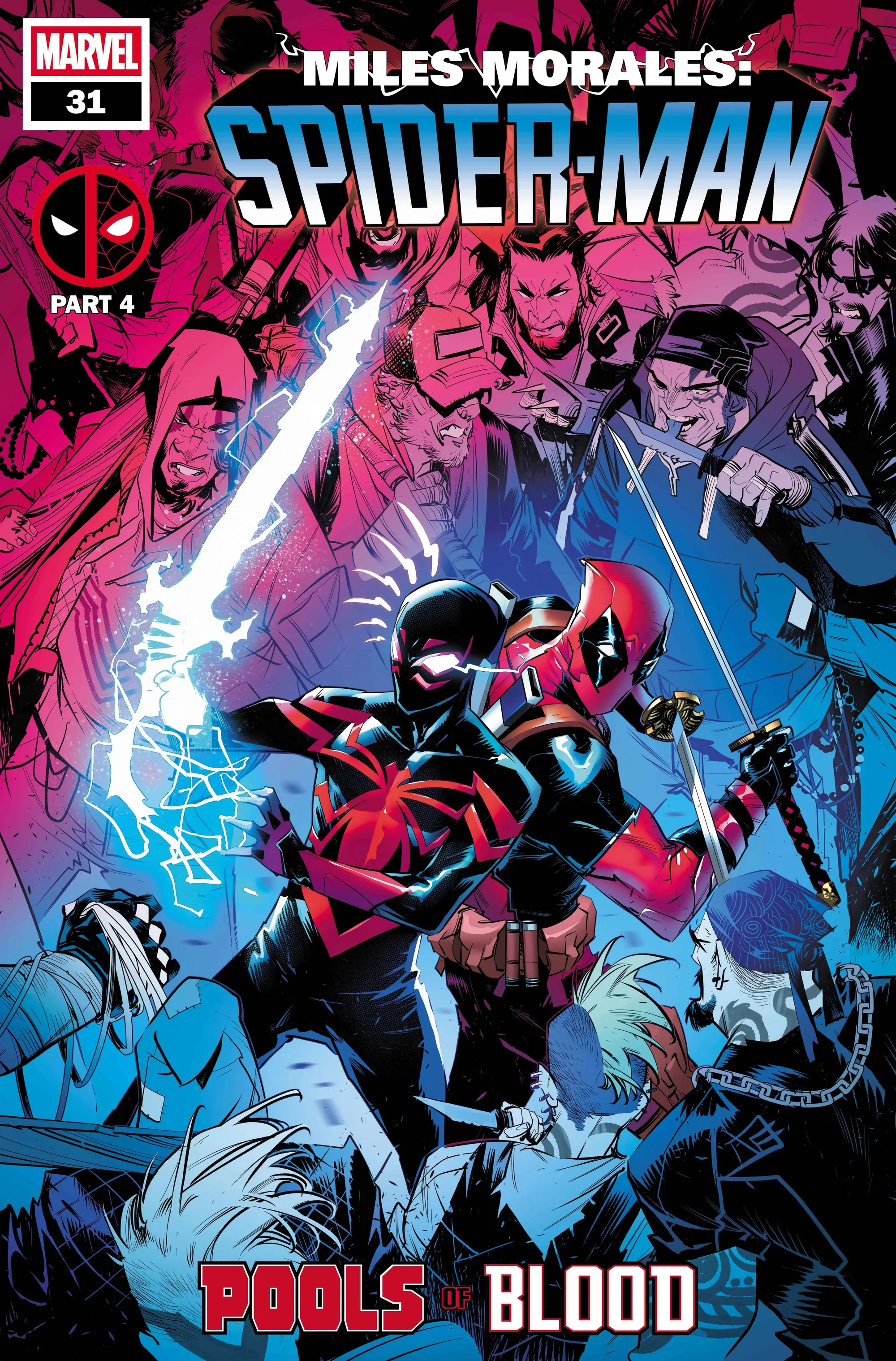 Spider Blood Deadpool vs. Spider-Man in New
