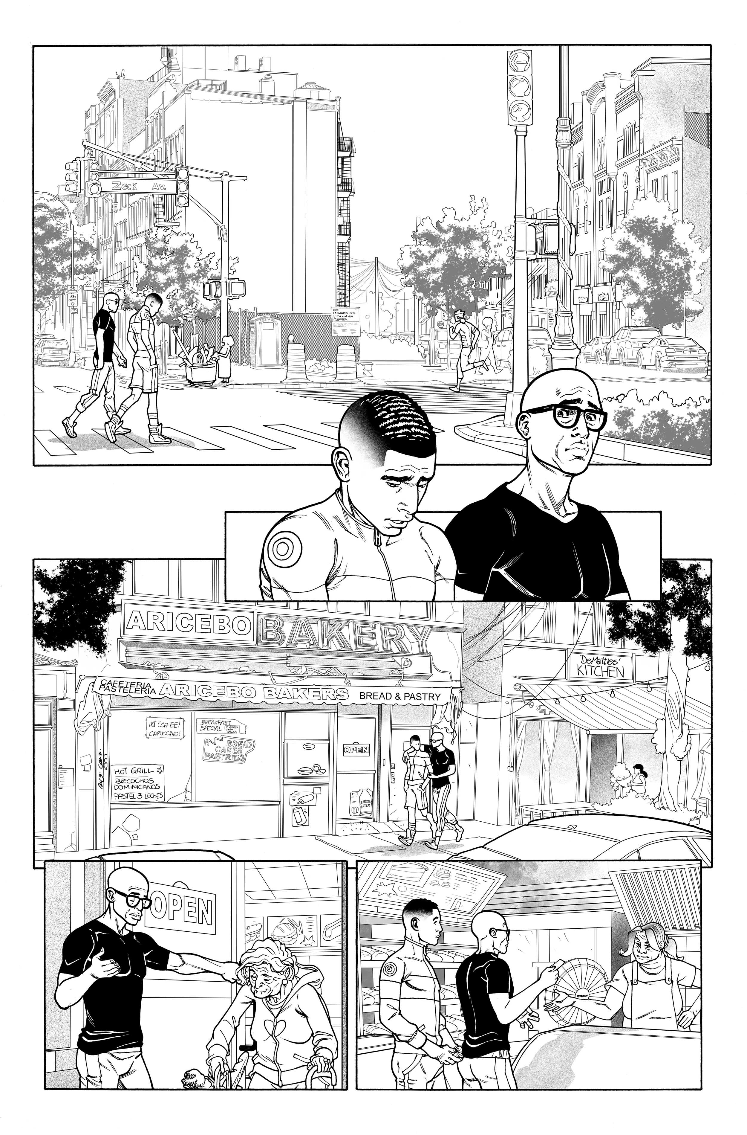 Miles Morales process pages