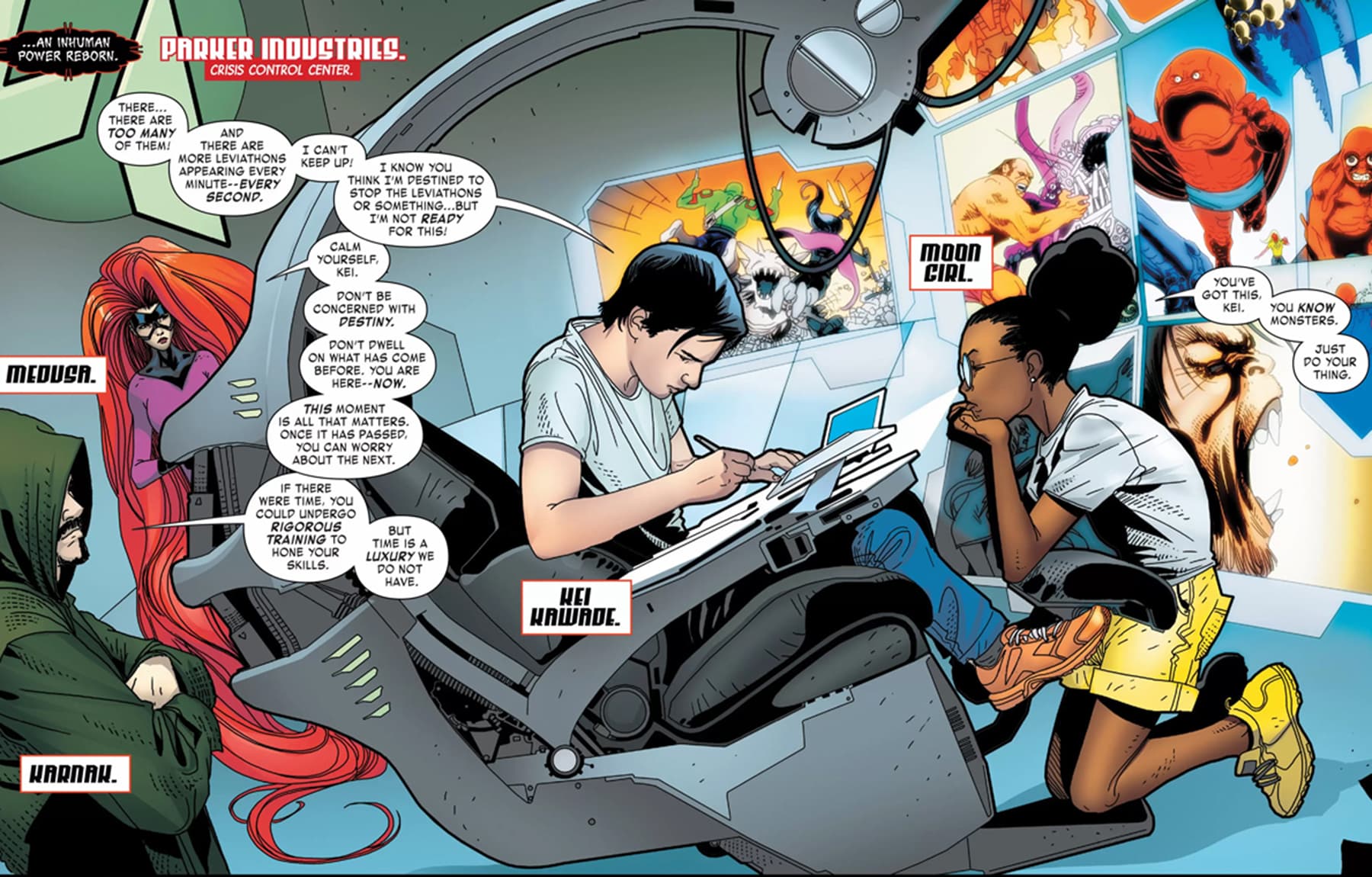 MONSTERS UNLEASHED (2017) #4 by Cullen Bunn, Ramón F. Bachs, and David Baldeón